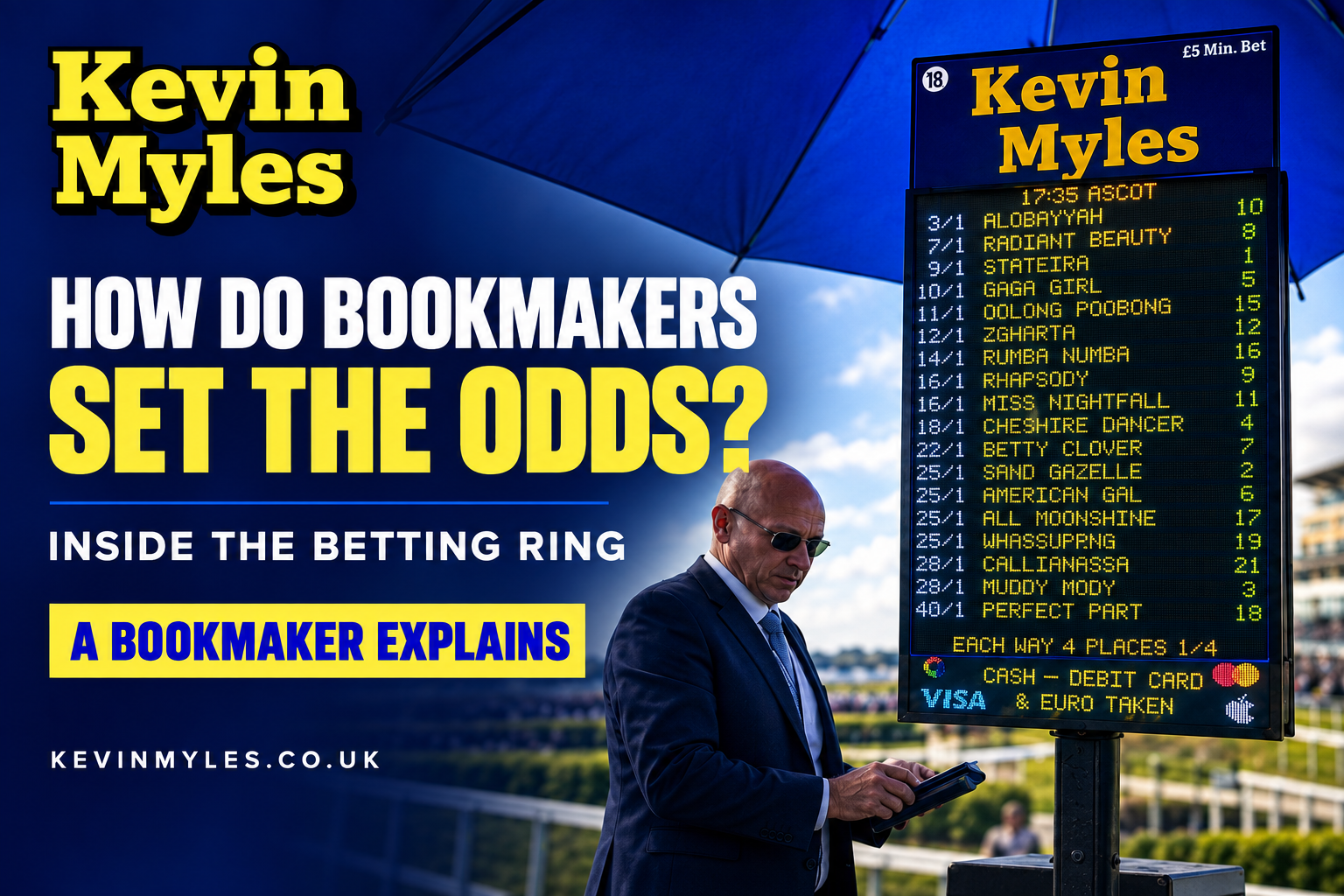 How Do Bookmakers Set Horse-Racing Odds? An On-Course Bookmaker Explains
