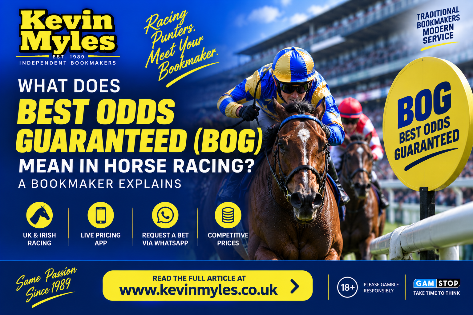 What Does Best Odds Guaranteed (BOG) Mean in Horse Racing? A Bookmaker Explains