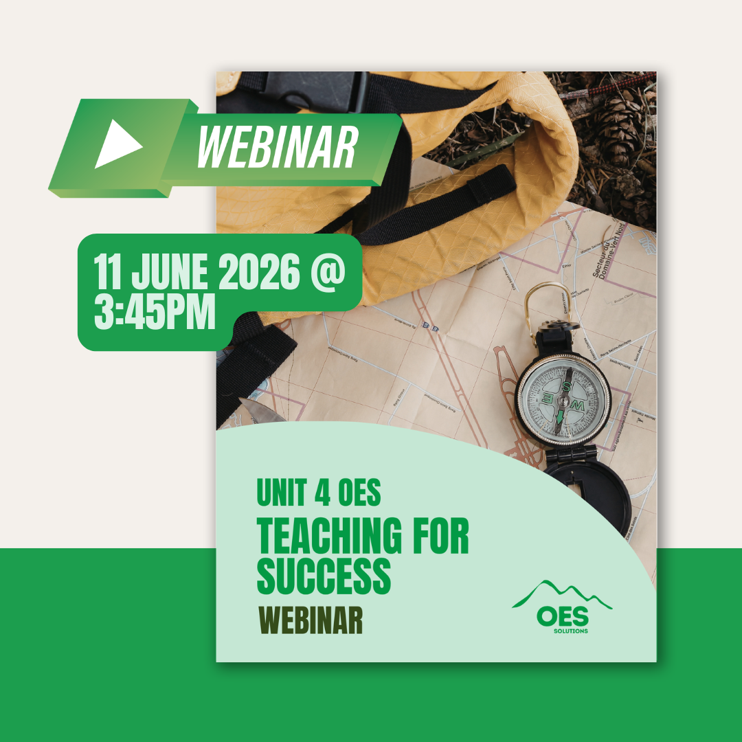 Unit 4 OES: Teaching for Success Webinar June 11, 2026
