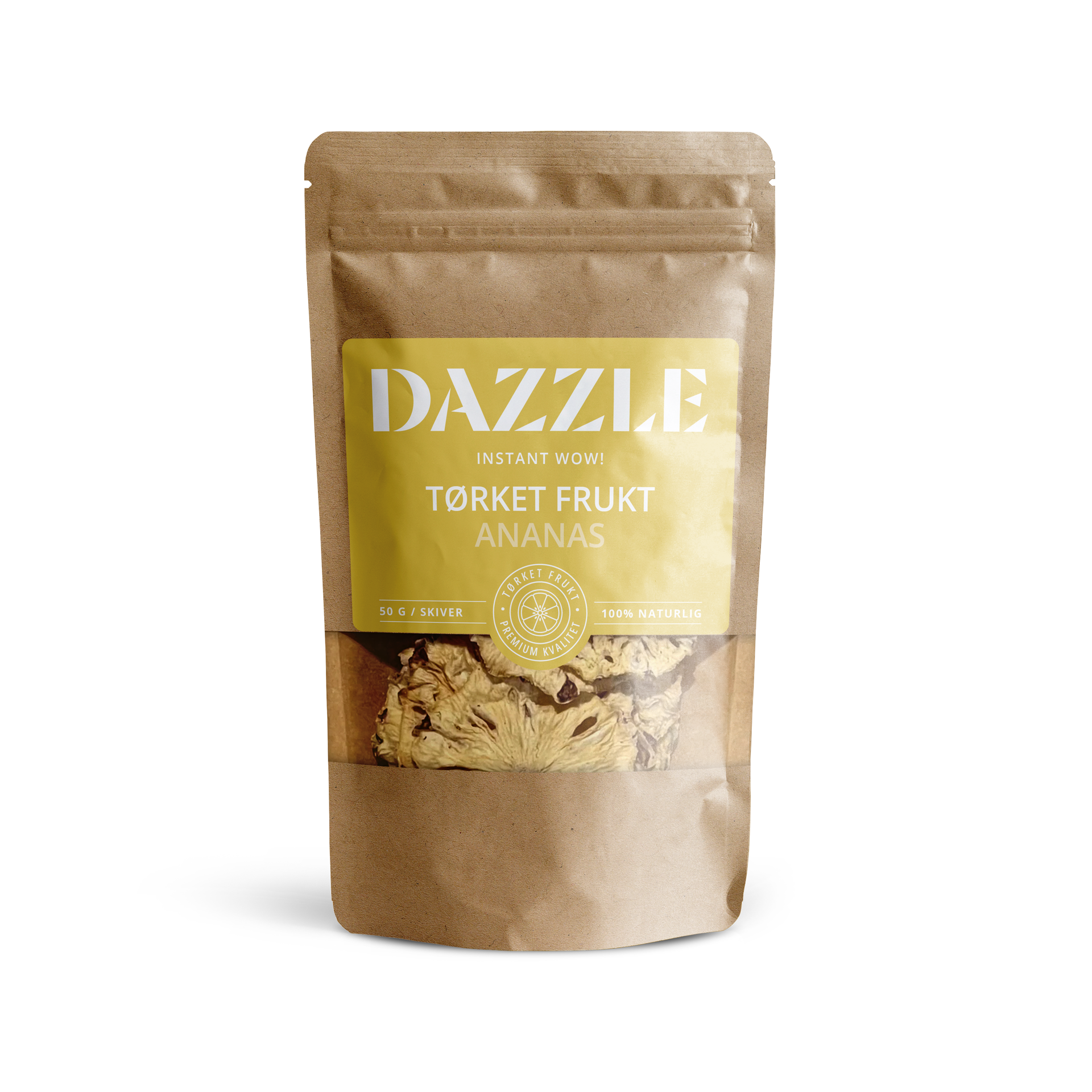 Tørkede ananasskiver