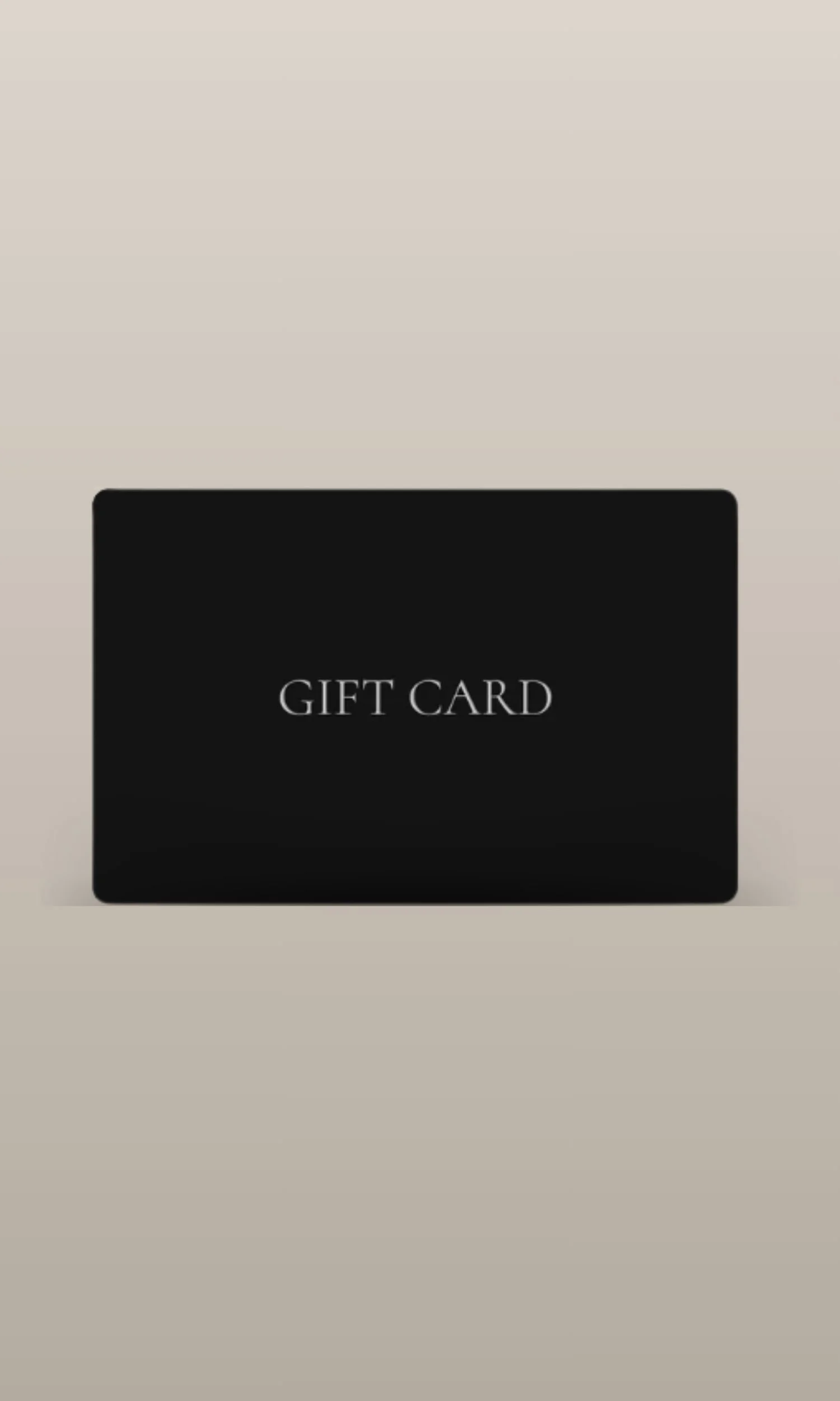 GIFT CARD