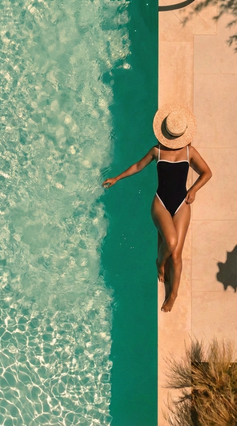 “structured supportive swimsuit for women