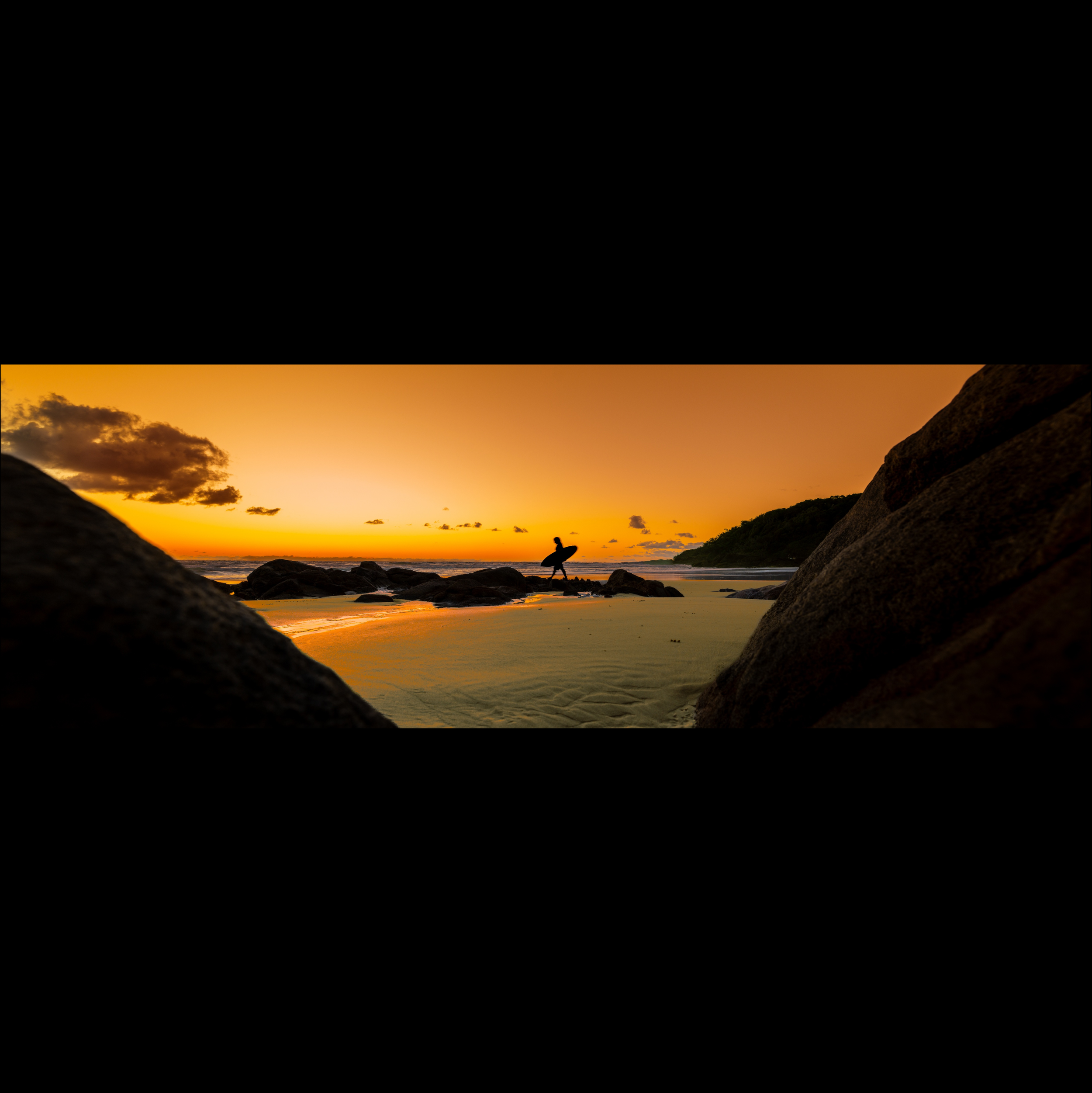 First Light, First Paddle (Panoramic)