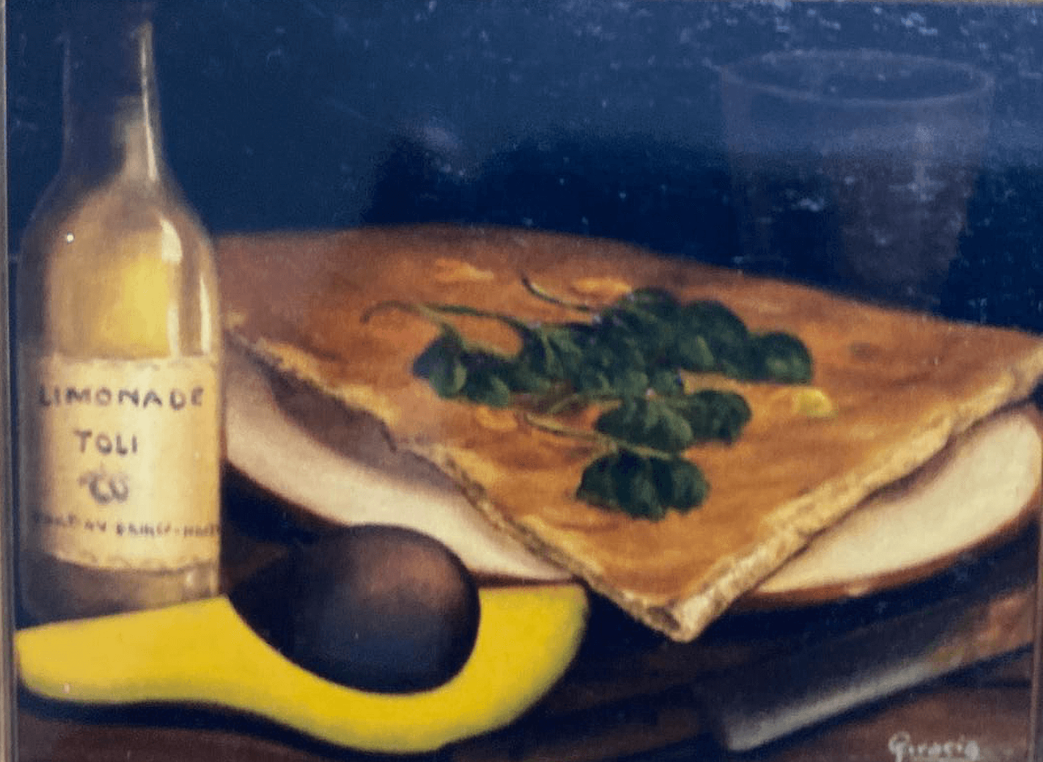 Still life a  La Royal Bin force acrylic on canvas ( private collection )