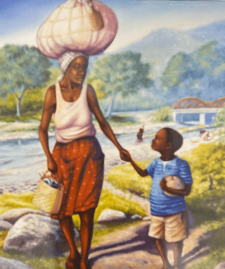 Time to go home (acrylic on canvas) (private collection)