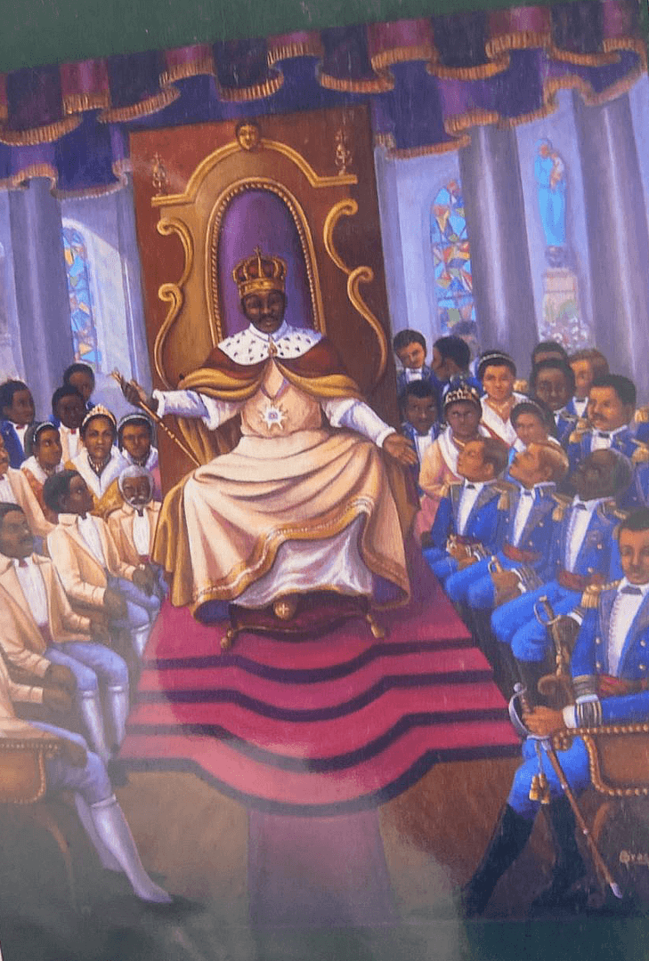 Dessalines' Coronation Acrylic on Canvas 