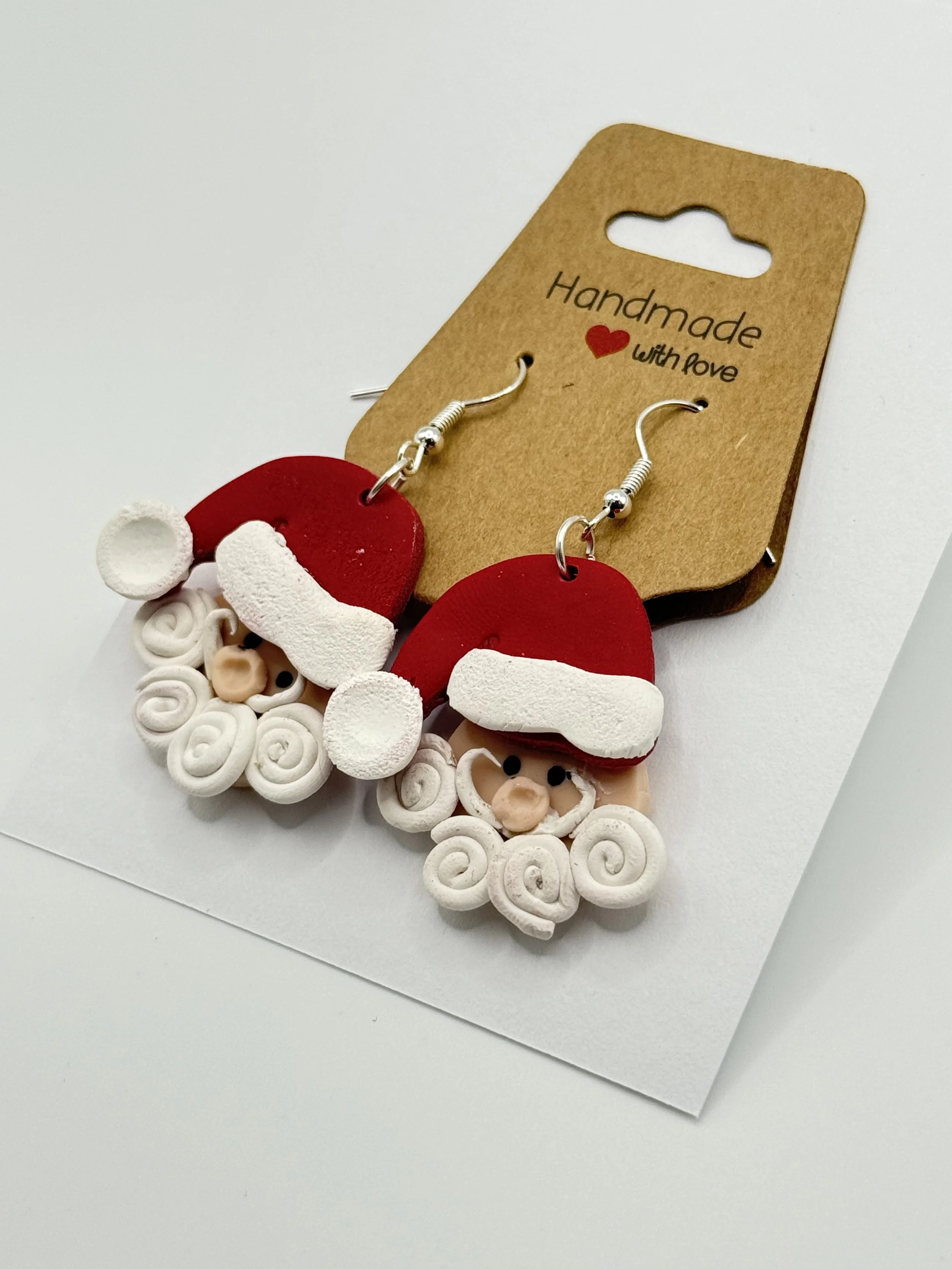 Whimsical Santa Claus Earrings