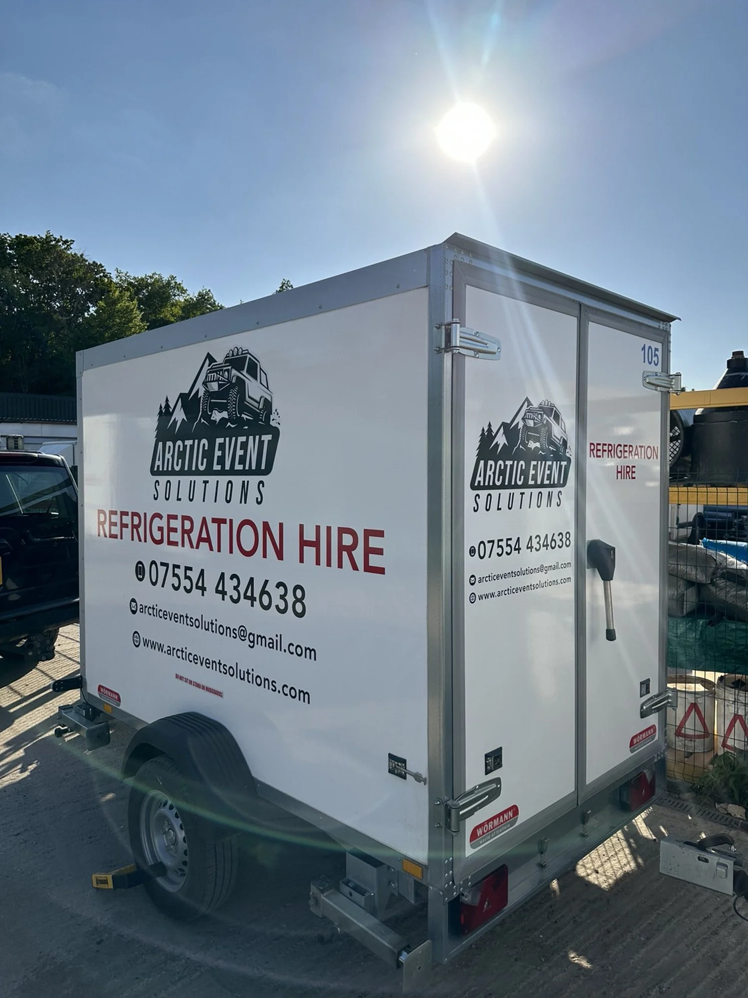emergency chiller trailer hire