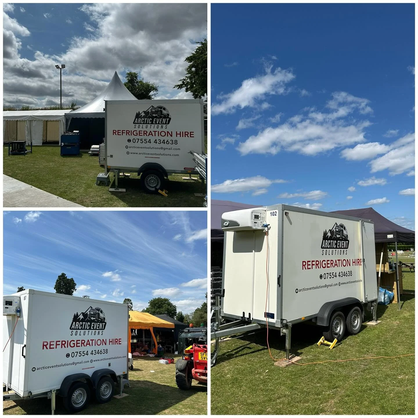 Busy week at AES HQ 🥶

Our 2.4m being used for Artist Liason at @sausageandciderfestuk, 3m being used as extra storage for food traders in St Albans @summerinnashville and our 3.6m at a week long event for @columbia_events in Sussex 😮&zwj;💨 

Get 