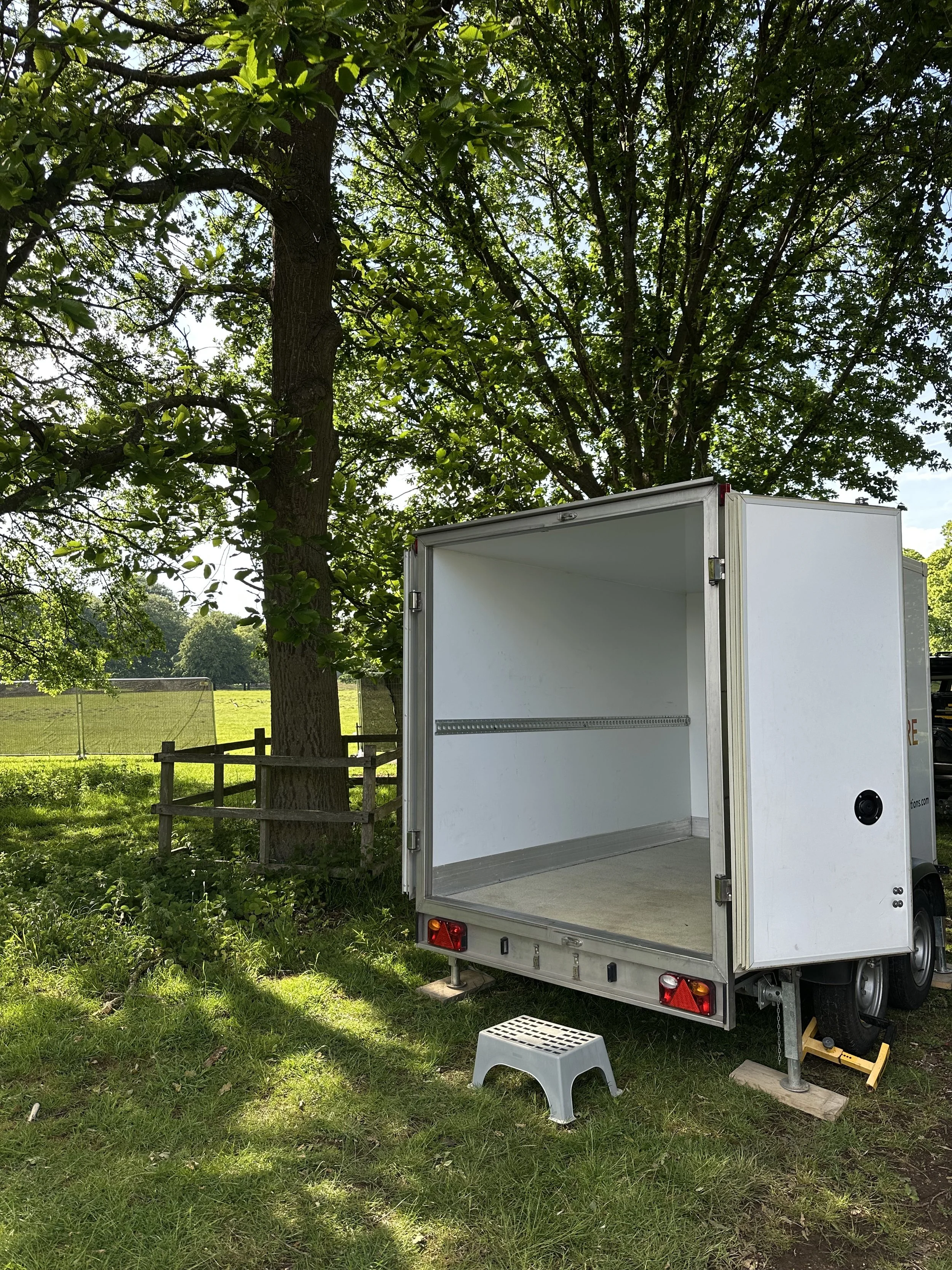 refrigerated trailer in Berkshire venue