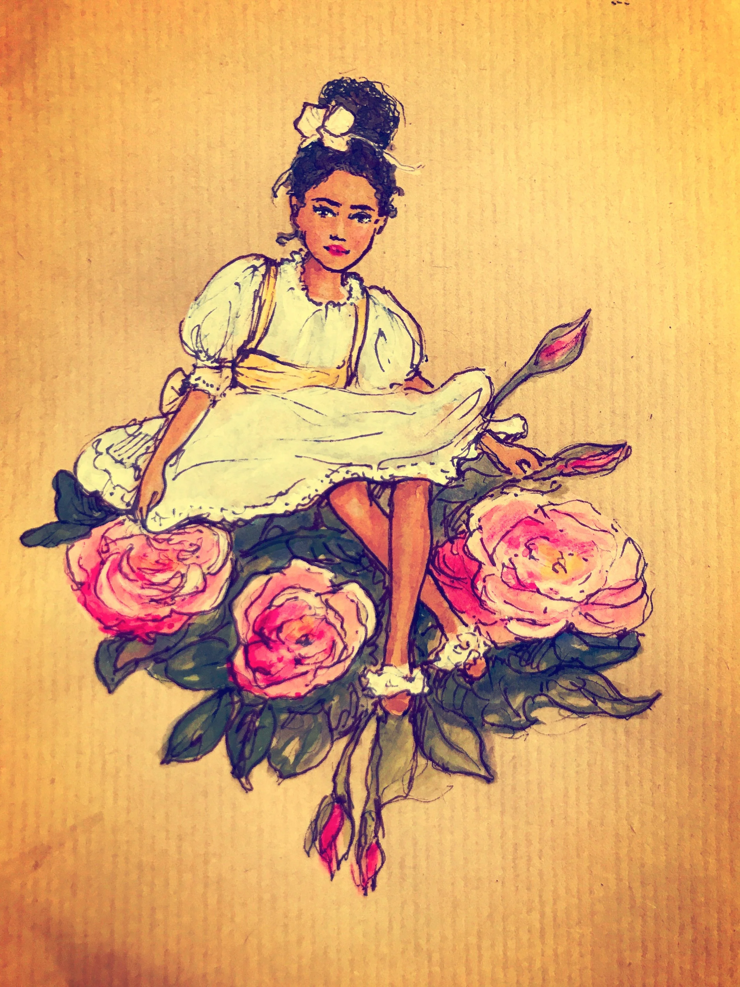 Short story with 6 illustrations