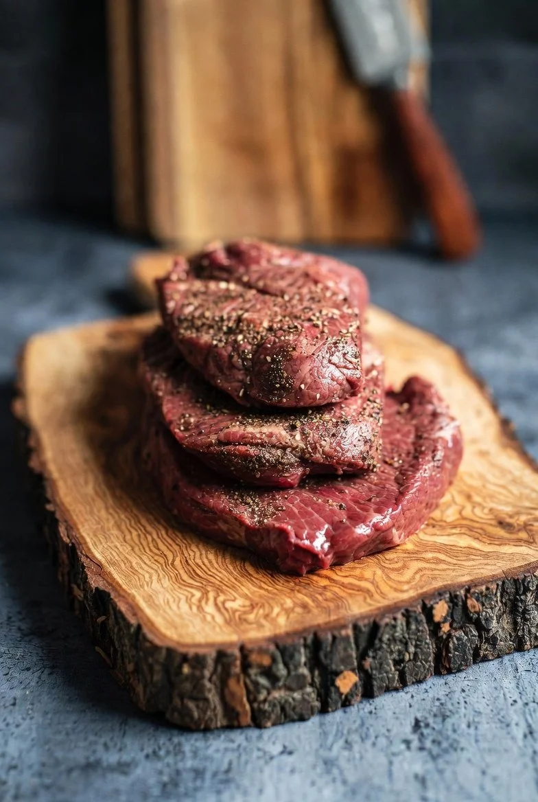 A premium grilled horse meat fillet (filetto di cavallo), known for being exceptionally lean, tender, and iron-rich.