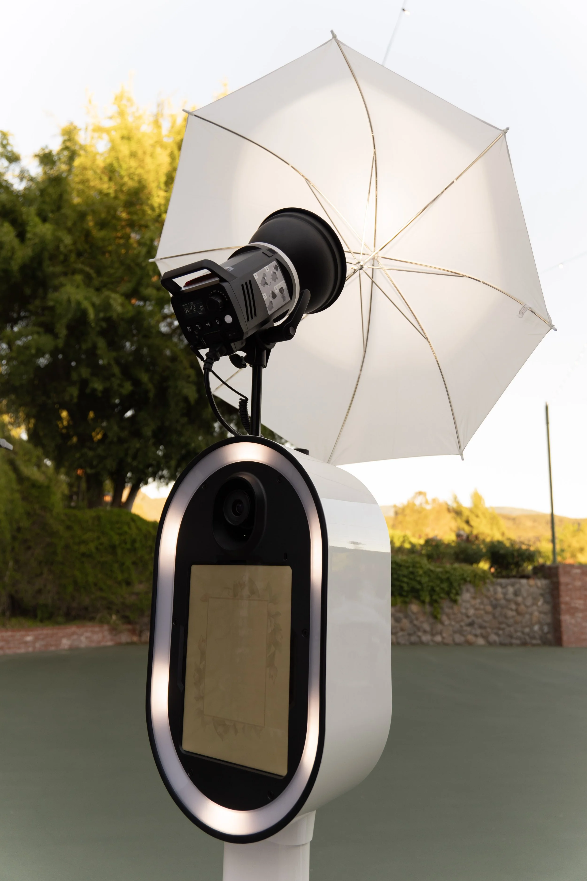 Luxelle Photo booth screen at a wedding in Ivy Manor in Temecula CA