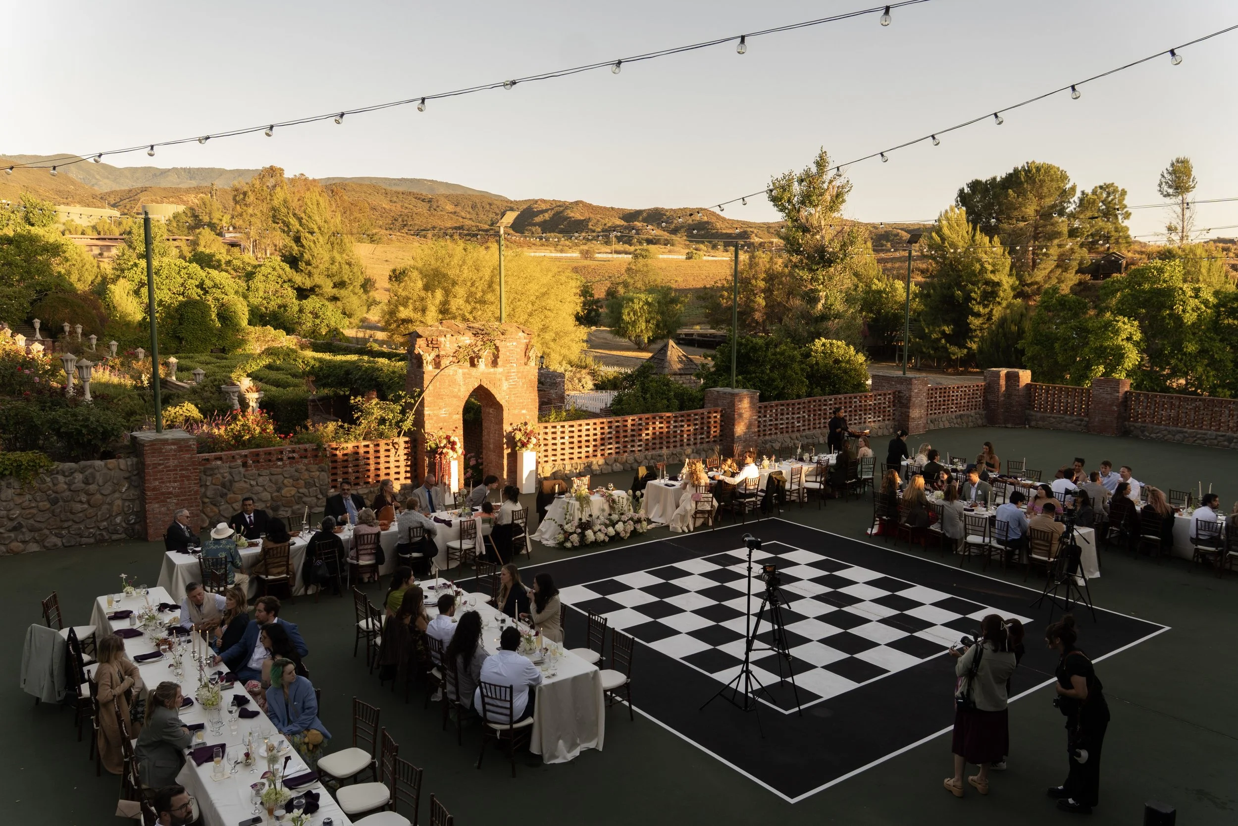 Guests at a wedding in Ivy Manor in Temecula CA