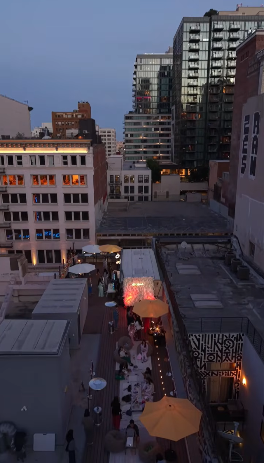 SnapBliss rooftop party activation