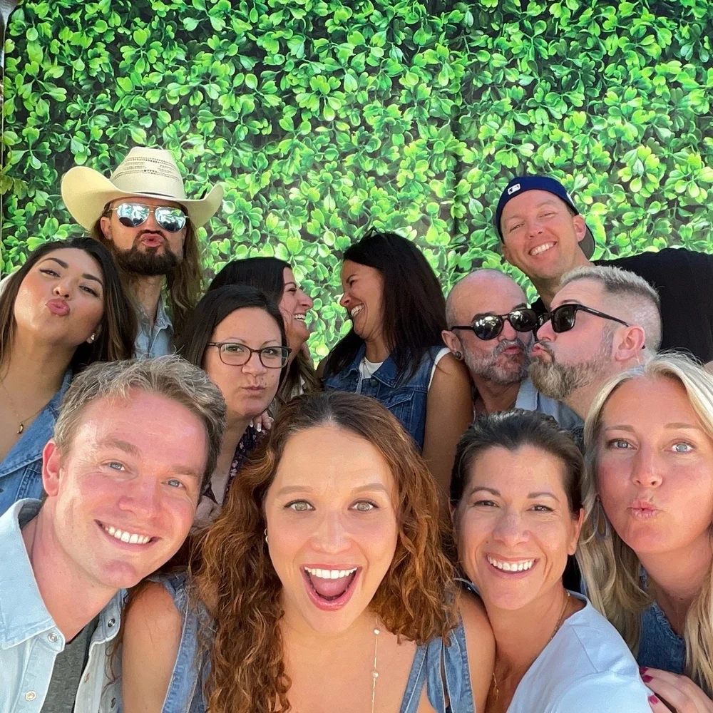 Group of guests in a SnapBliss digital capture at a baby shower celebration