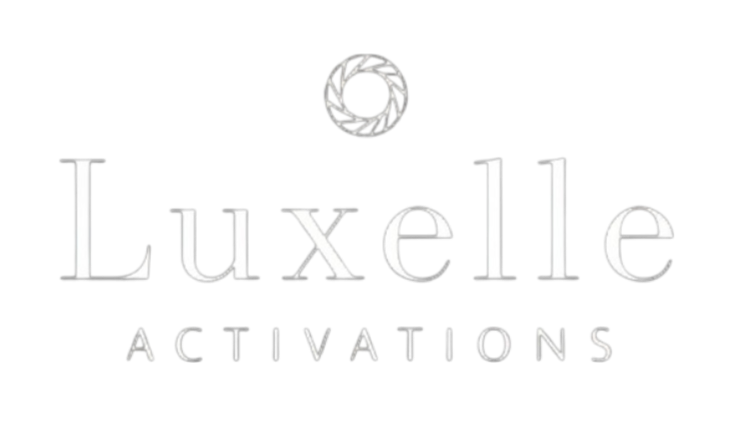 Luxelle Activations logo — branded photo booth and corporate event activation services in Southern California