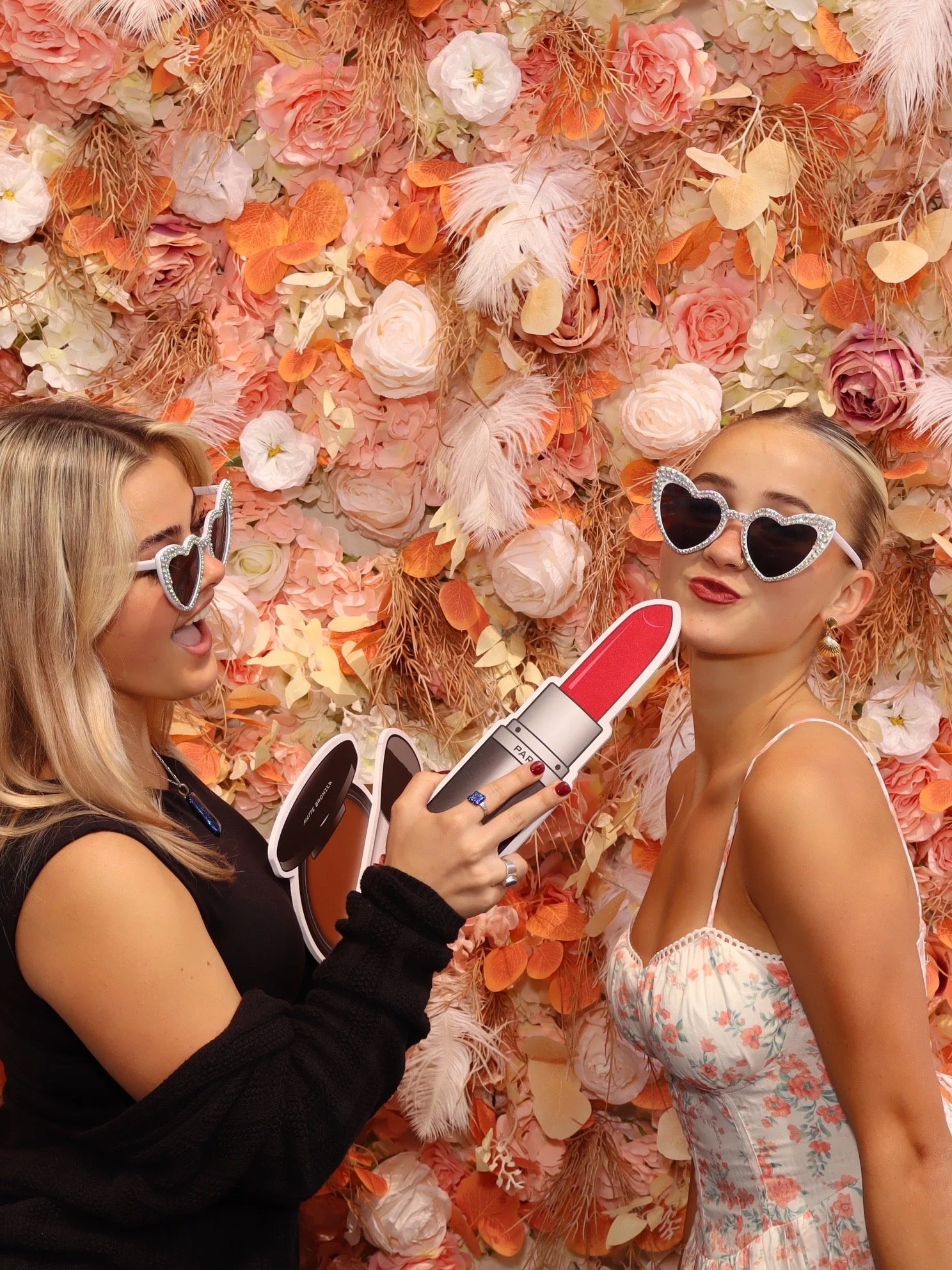 Luxelle photo booth setup at the Tri County Dental Hygienists Society membership mixer