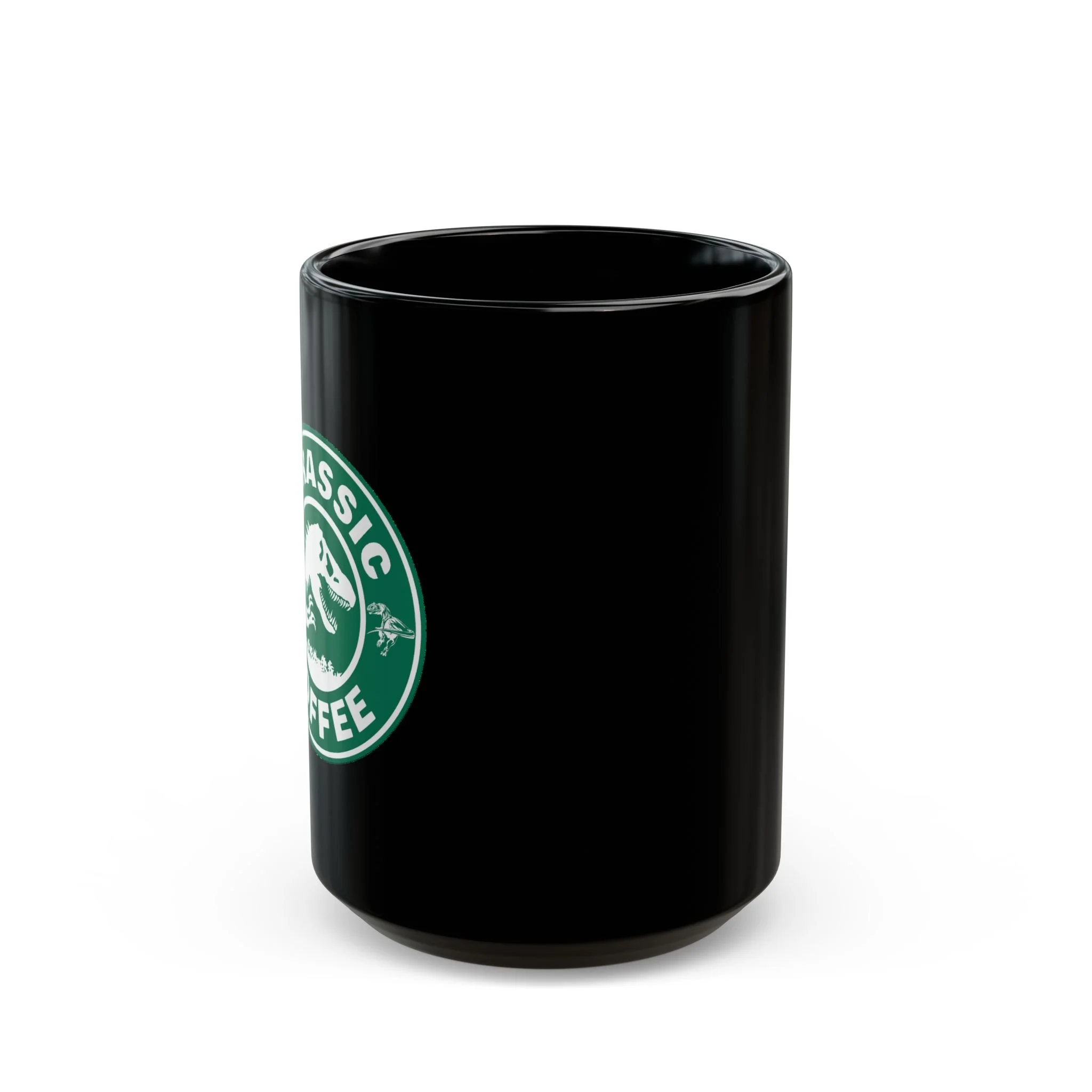 Jurassic Coffee Black Mug (11oz, 15oz)