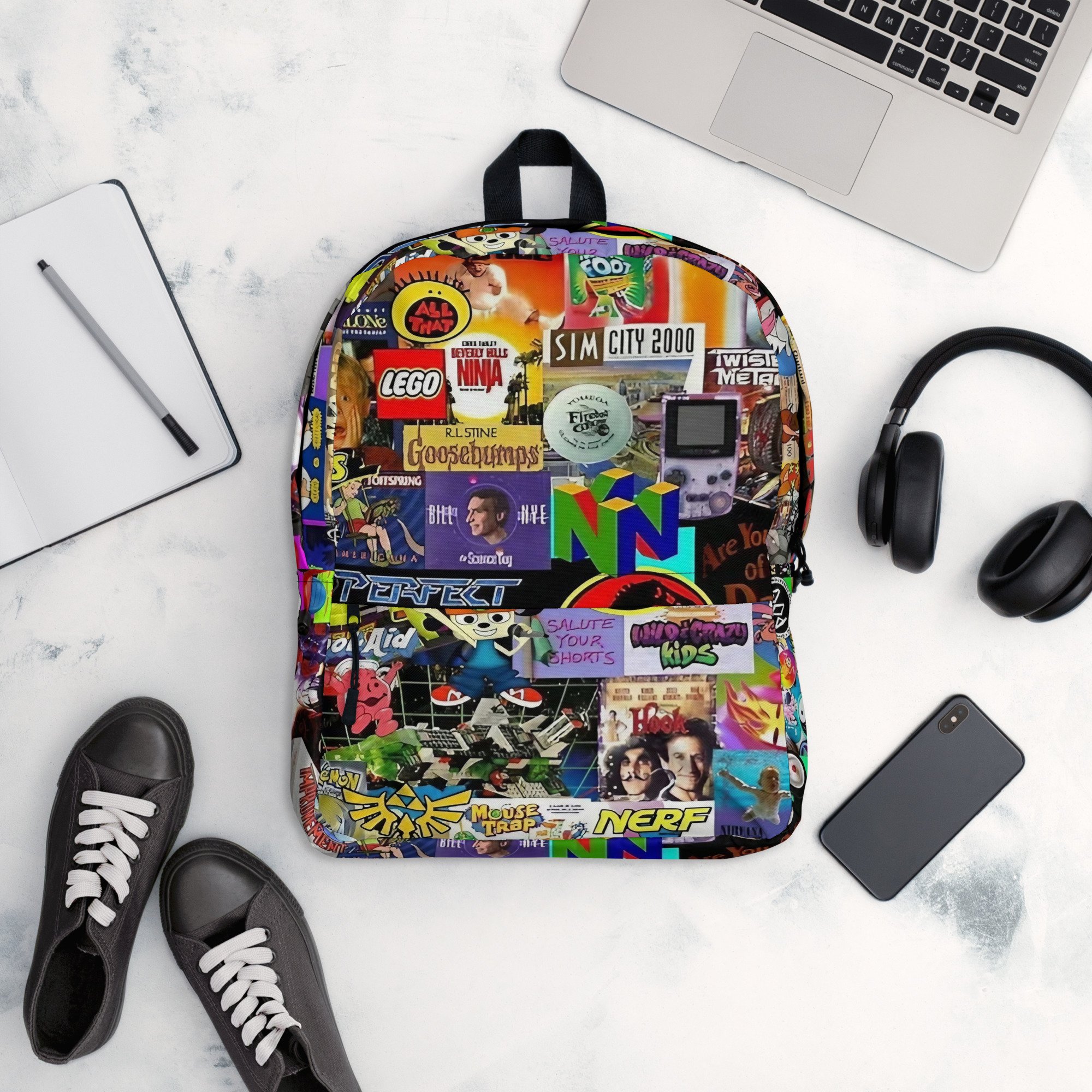 Retro Pop-Culture Backpack