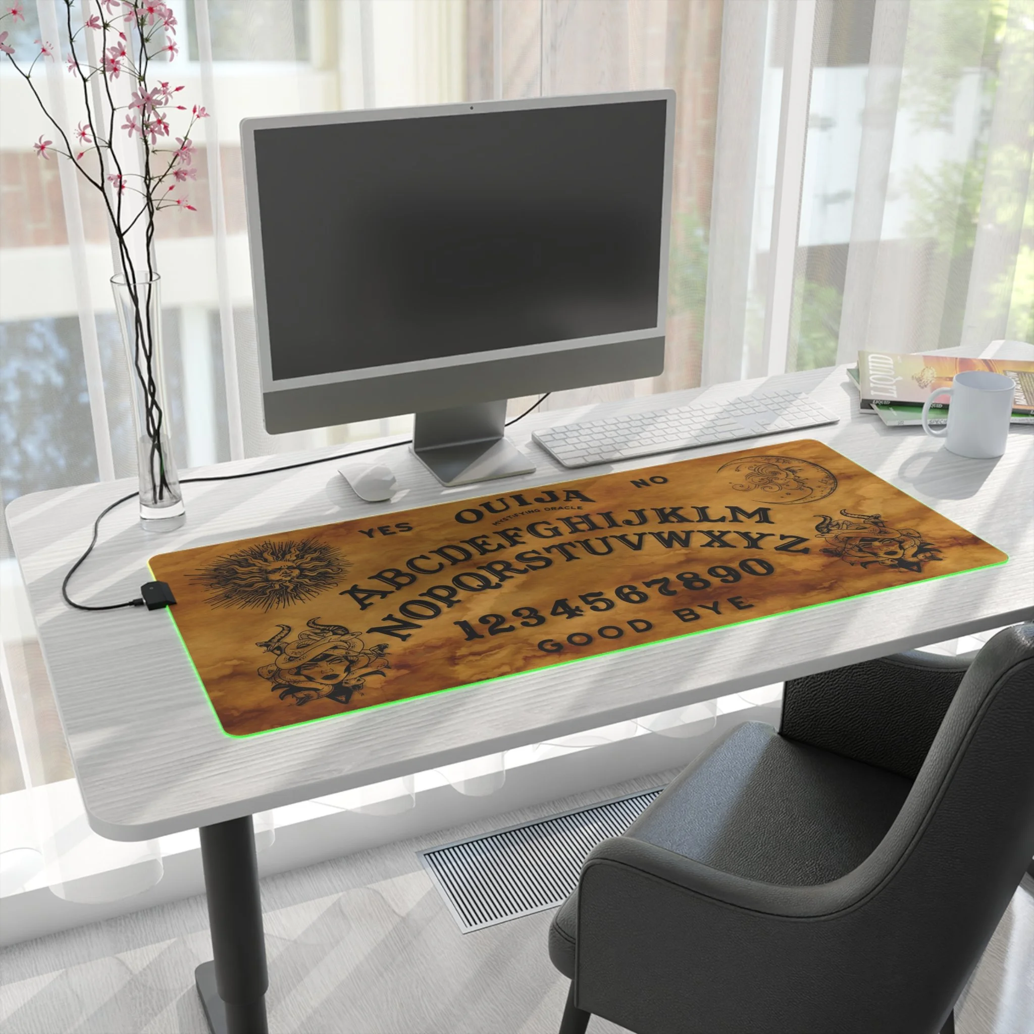 OUIJA Board LED Gaming Mouse Pad