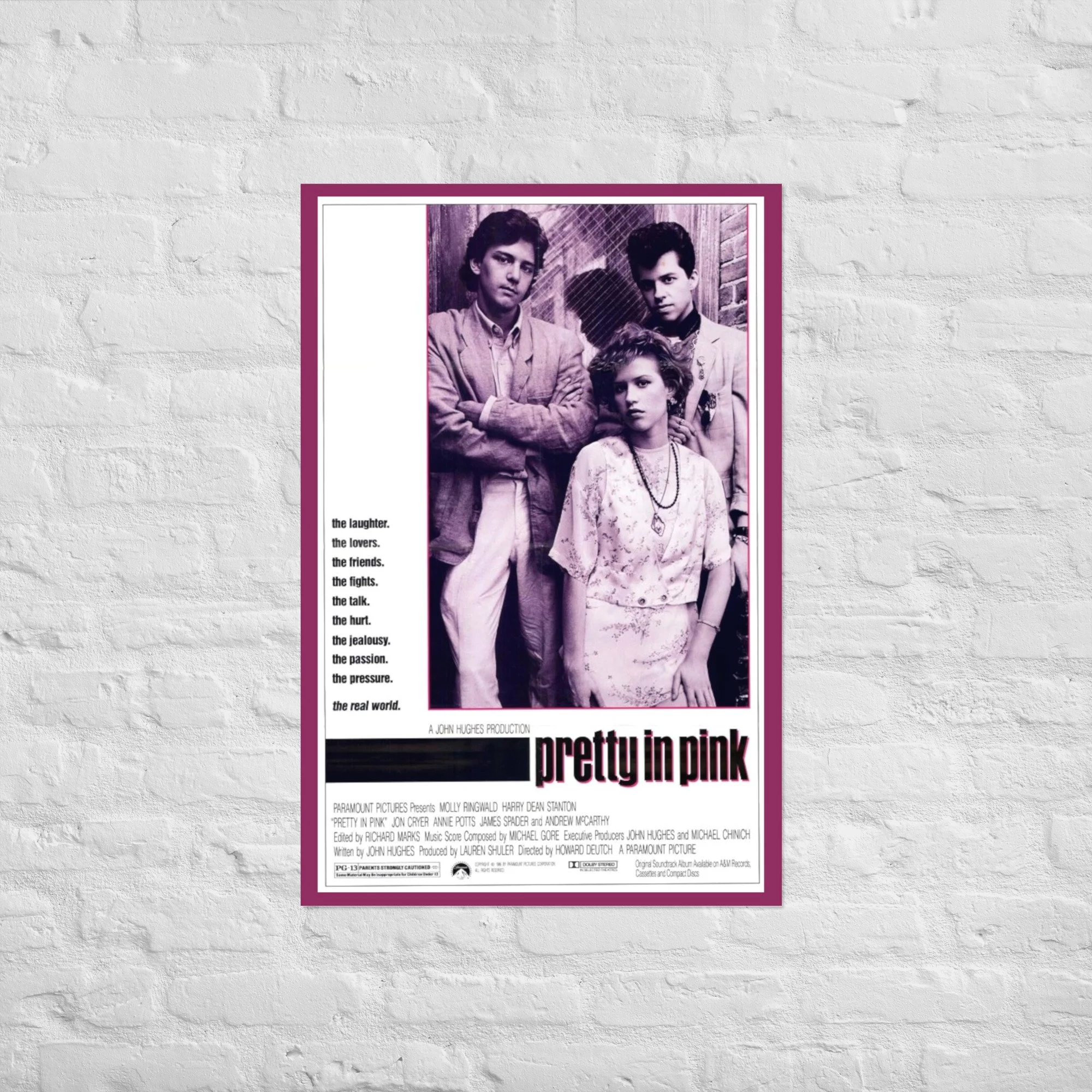 Pretty in pink (1986) Movie Poster