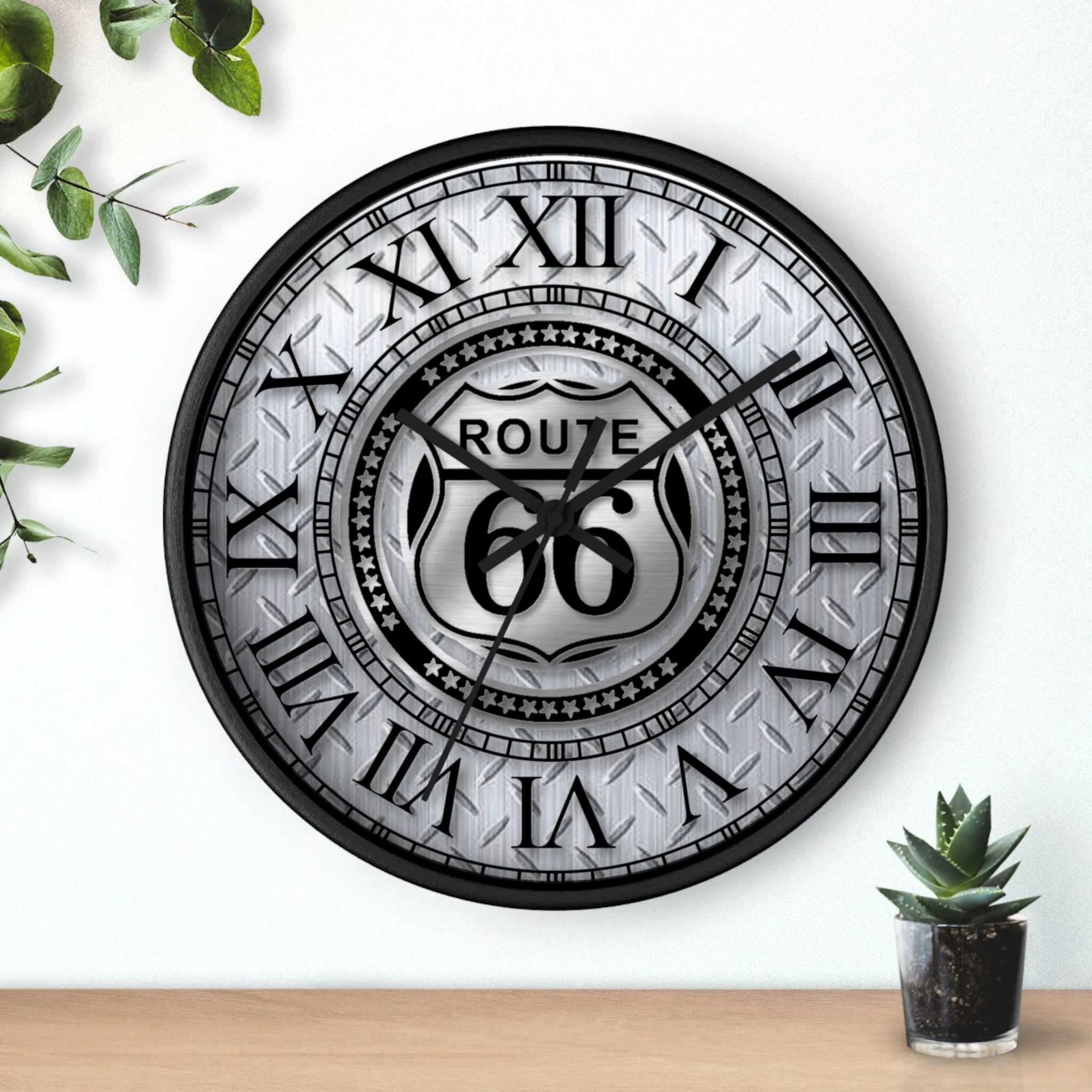 Route 66 Wall clock