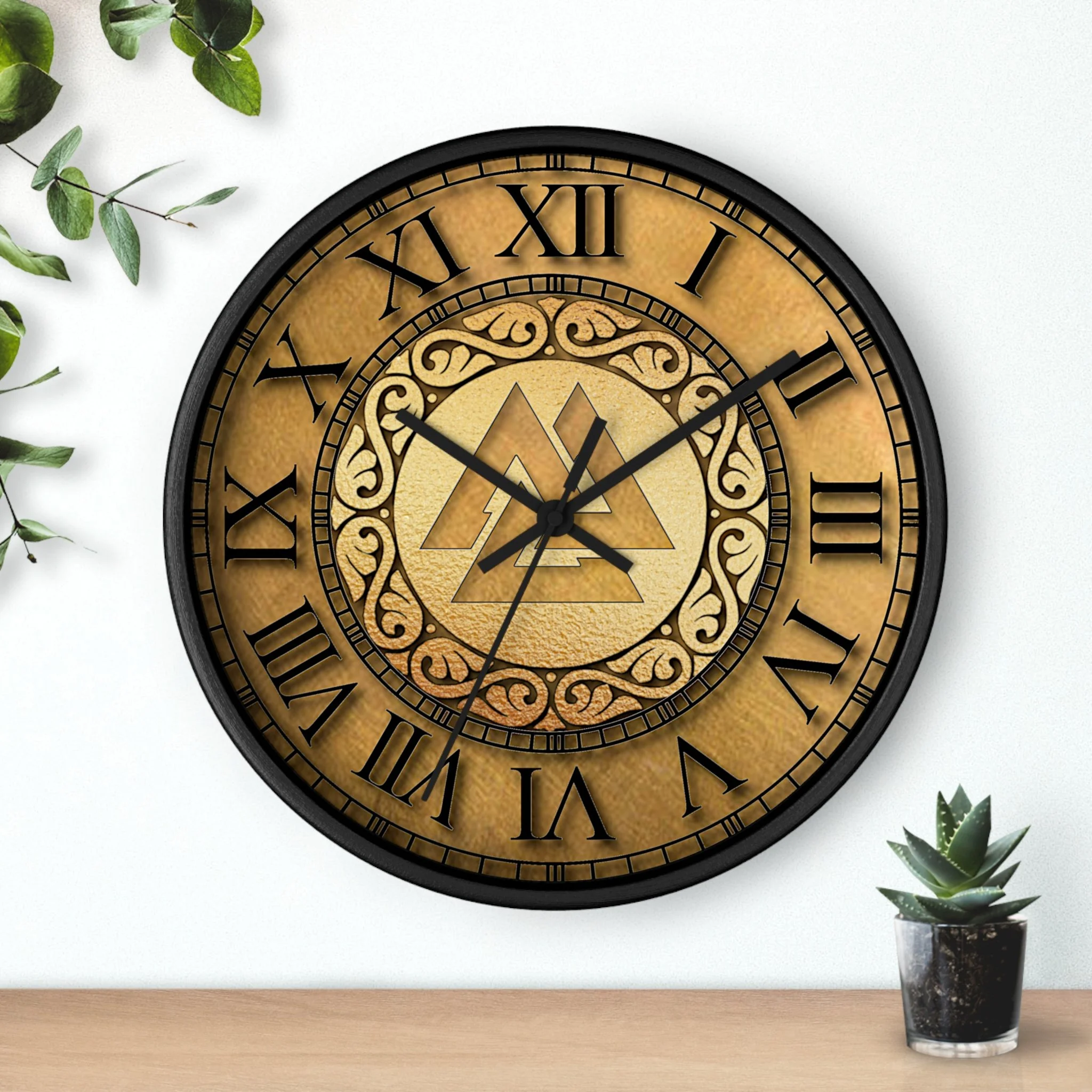 Viking Warrior Wall clock