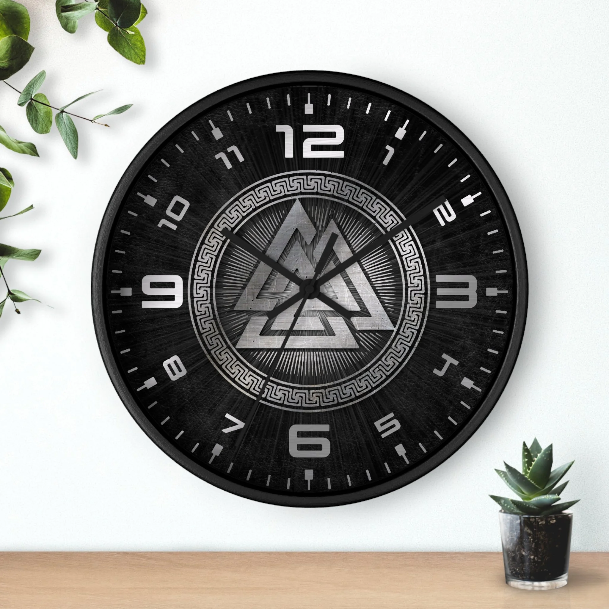 The Valknut Wall clock