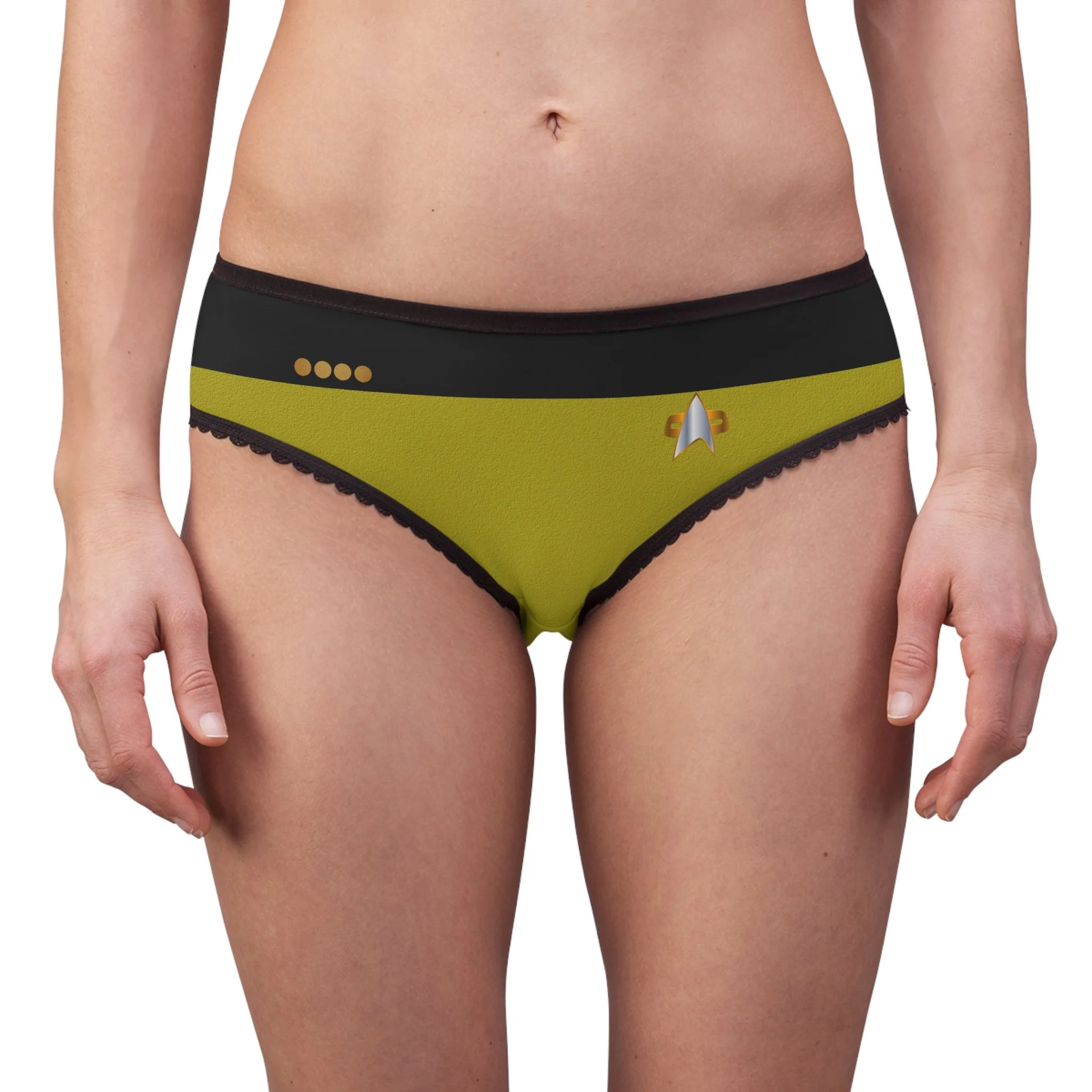 Starfleet Uniform Women's Briefs (YELLOW)