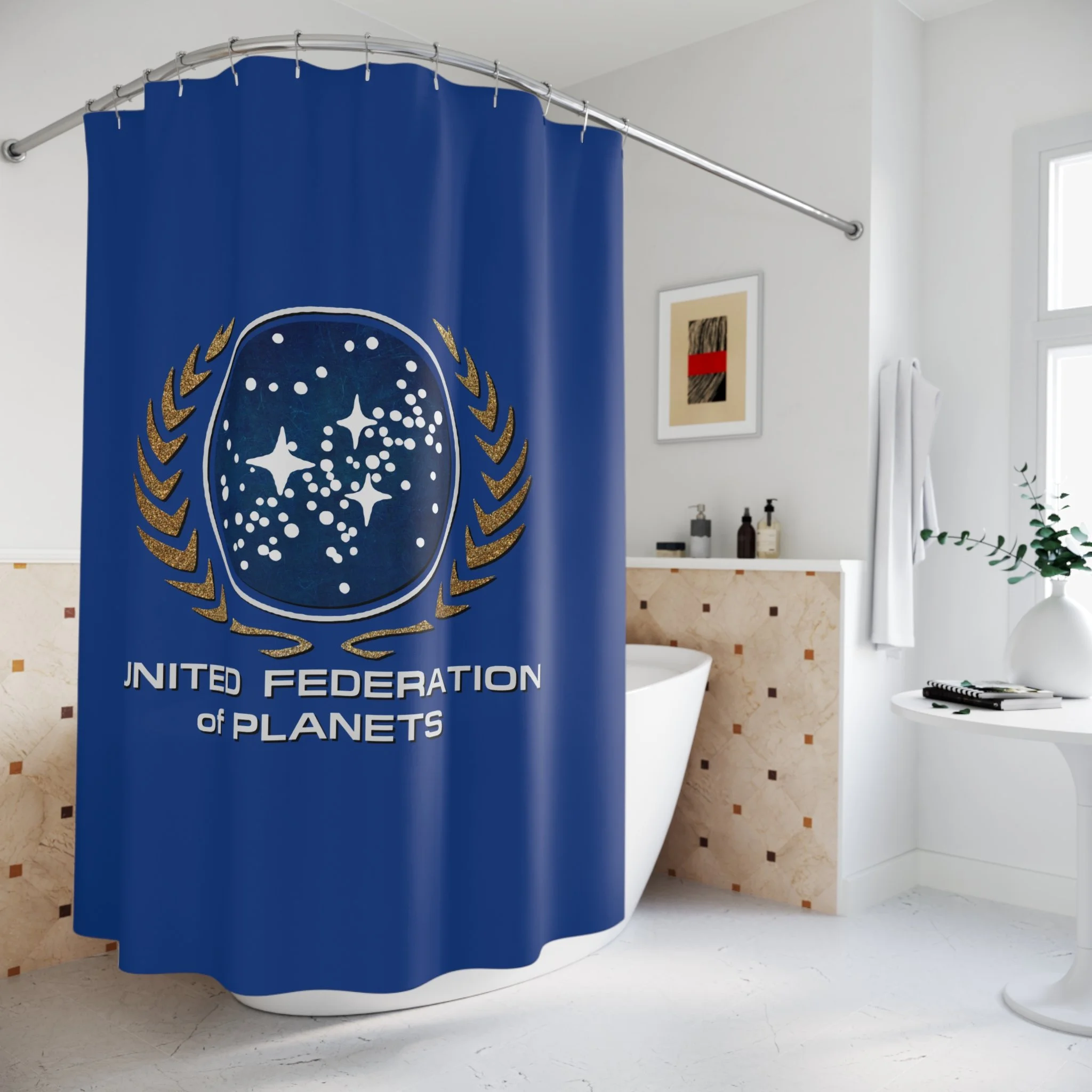 United Federation of Planets Shower Curtains