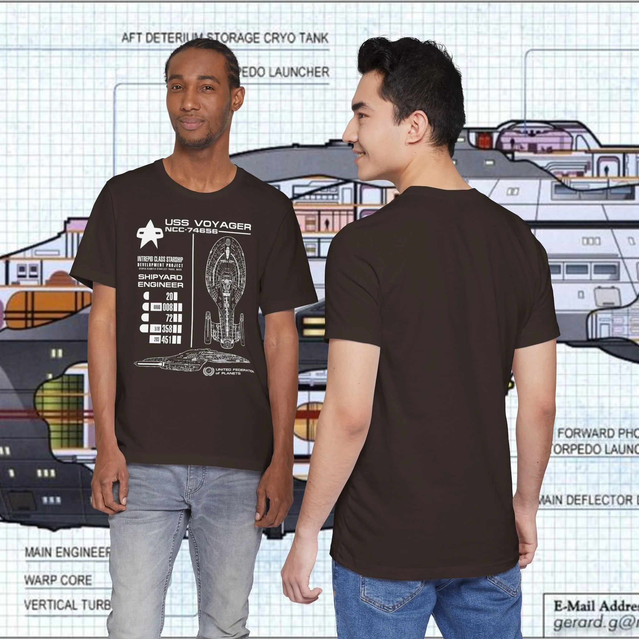 USS Voyager Unisex T-Shirt