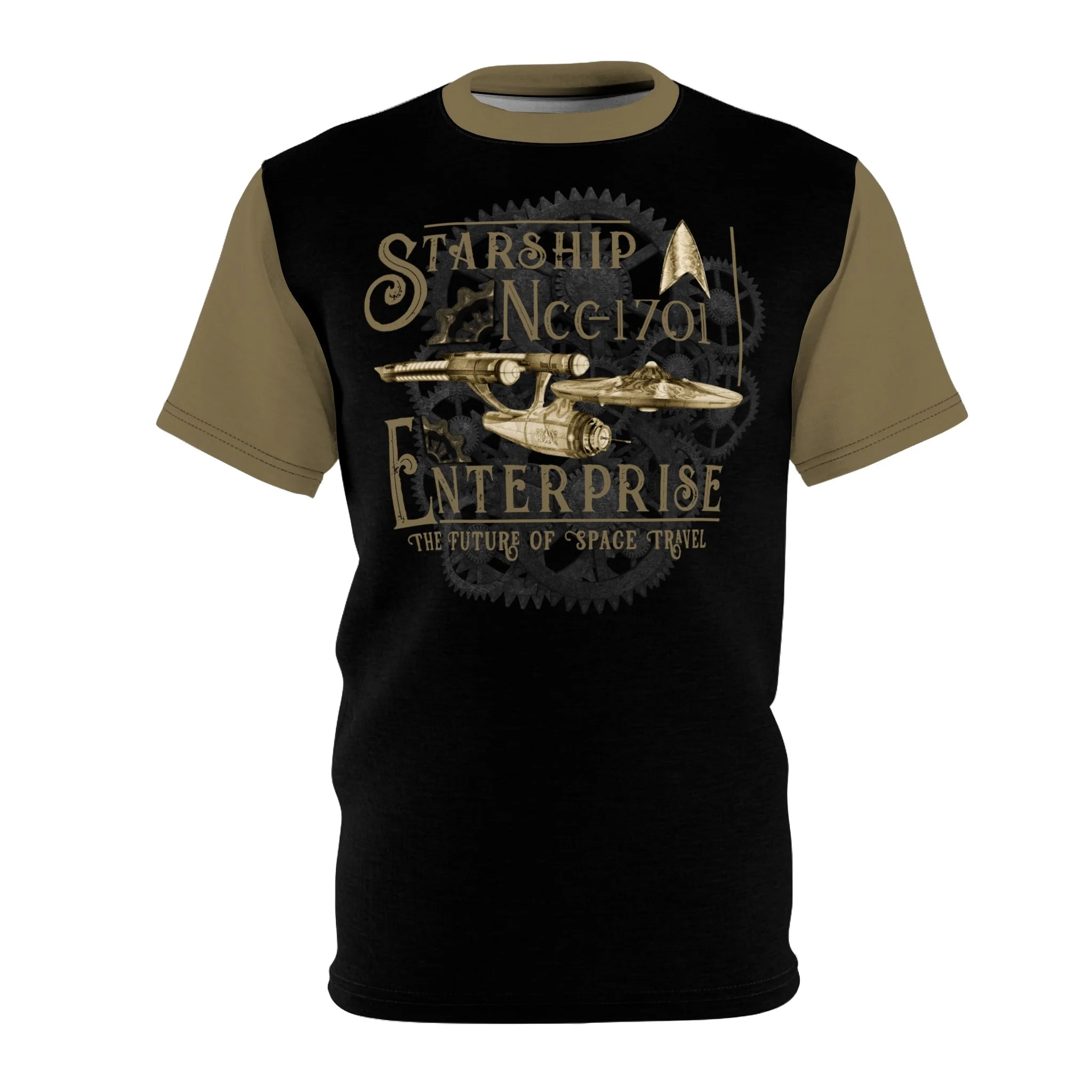 Steampunk USS Enterprise Unisex Premium T-Shirt