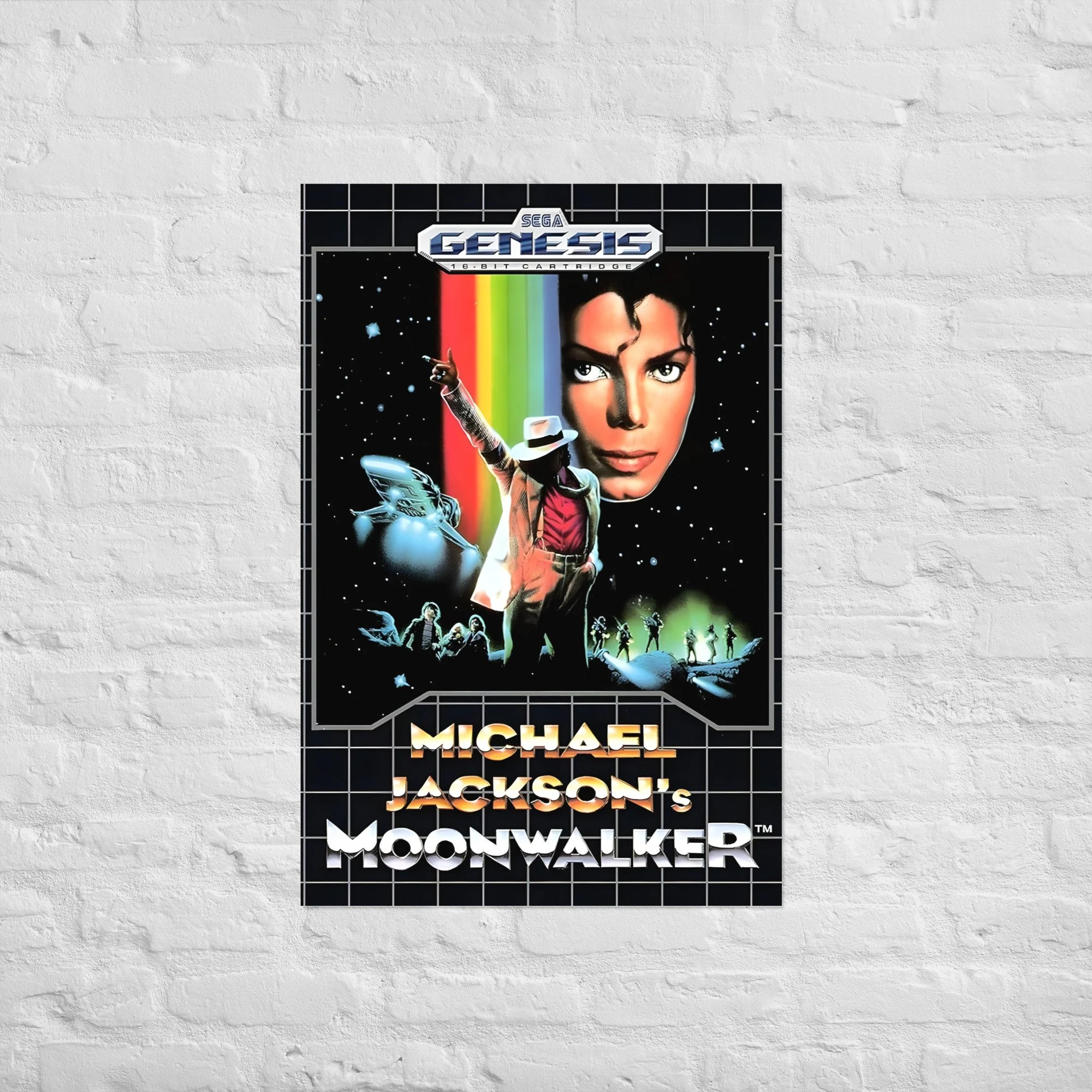 Michael Jackson's Moonwalker (1990) Classic Game Poster
