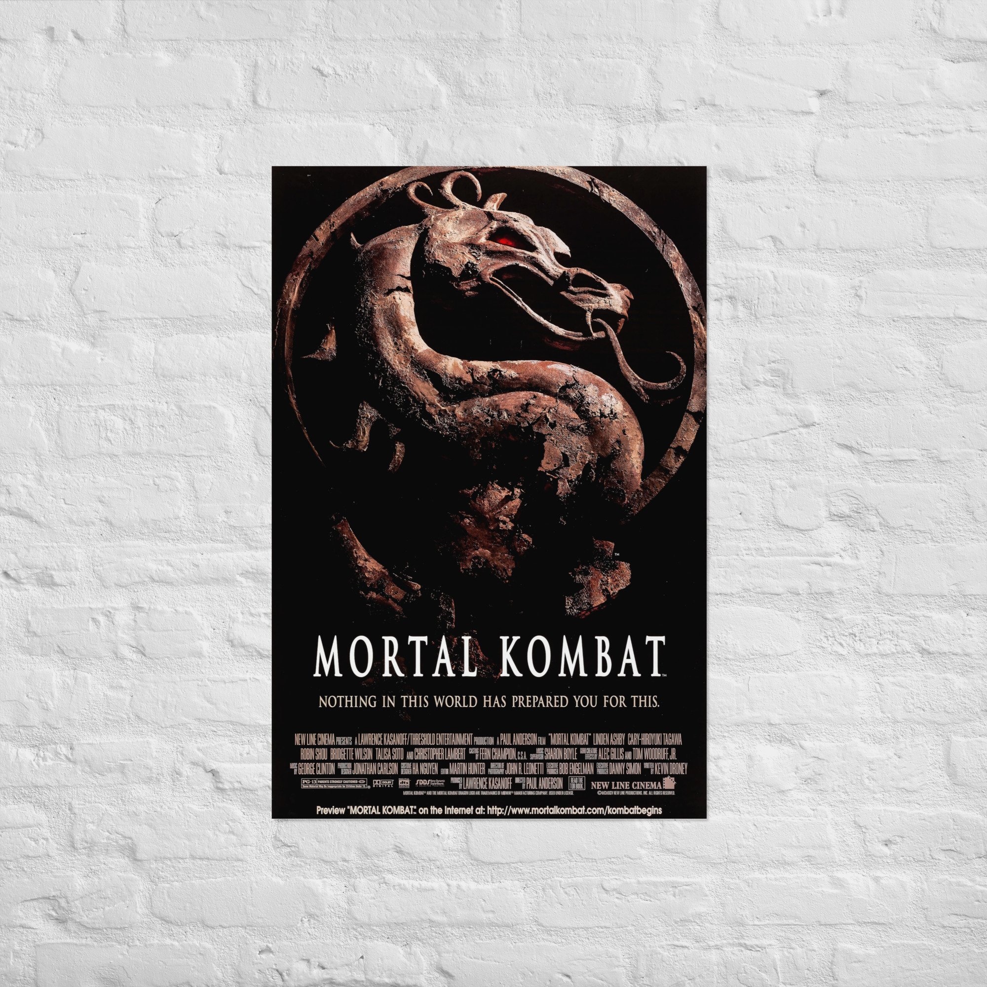 Mortal Kombat (1995) Classic Movie Poster