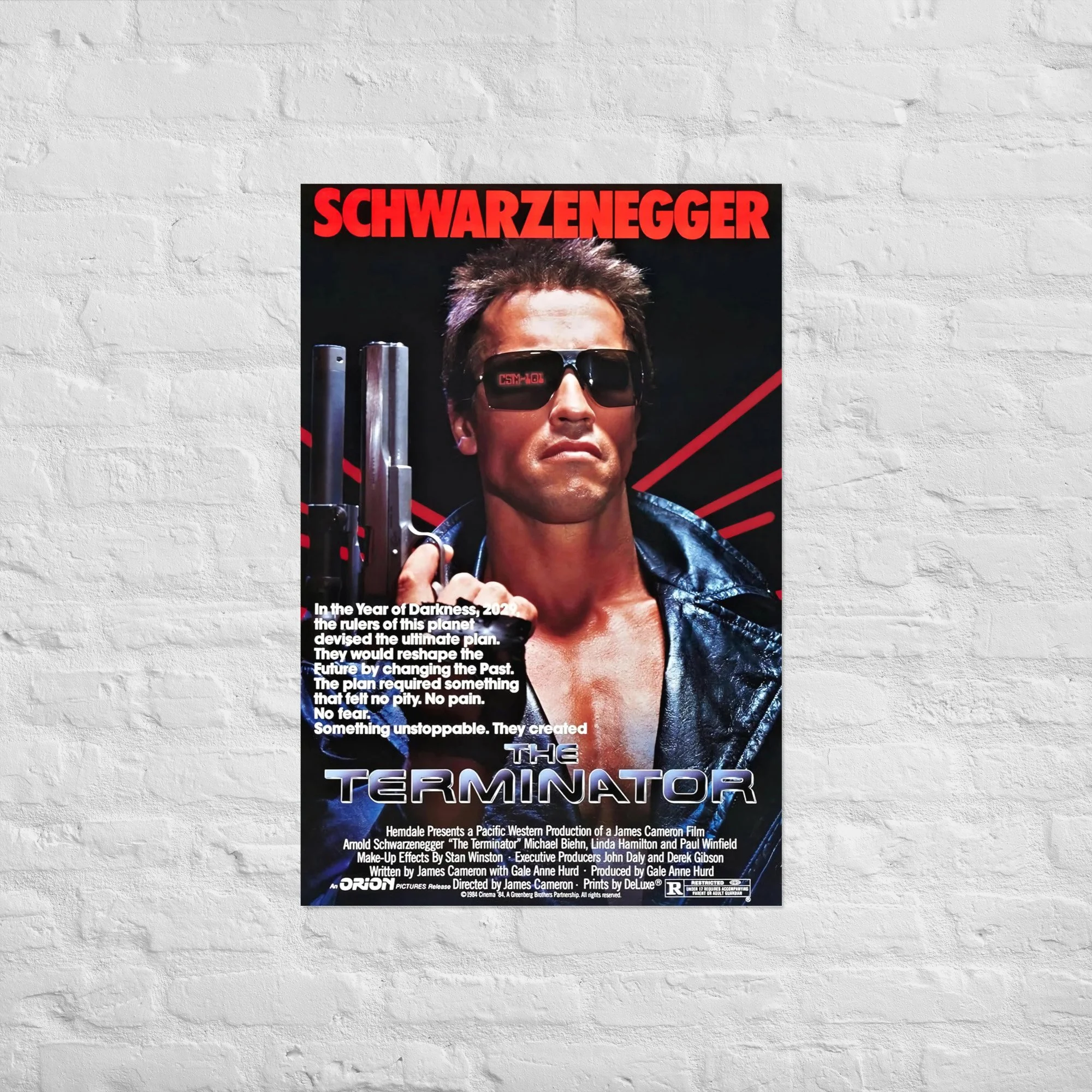The Terminator (1984) Classic Movie Poster