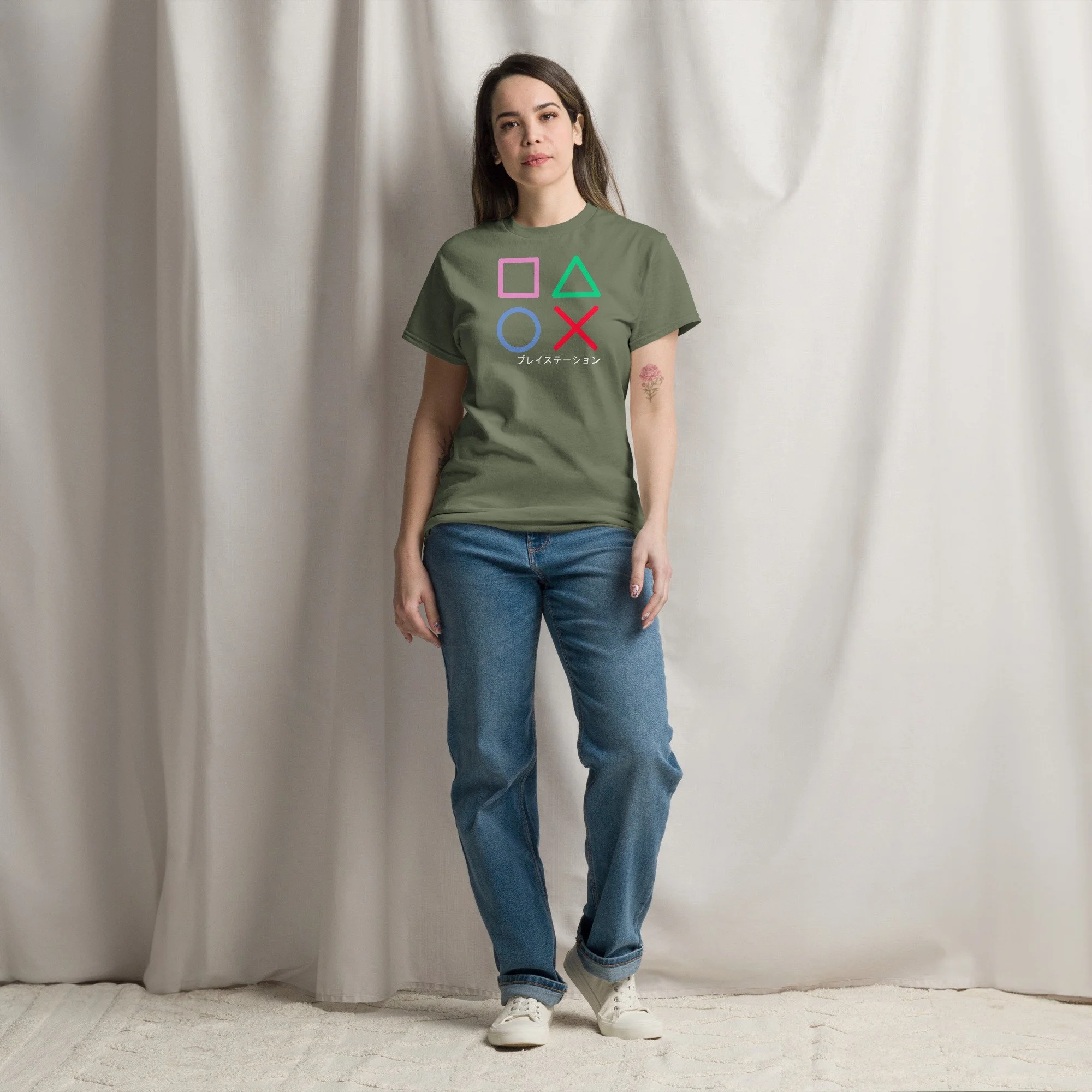 unisex-classic-tee-military-green-front-6974ae4673f30.jpg