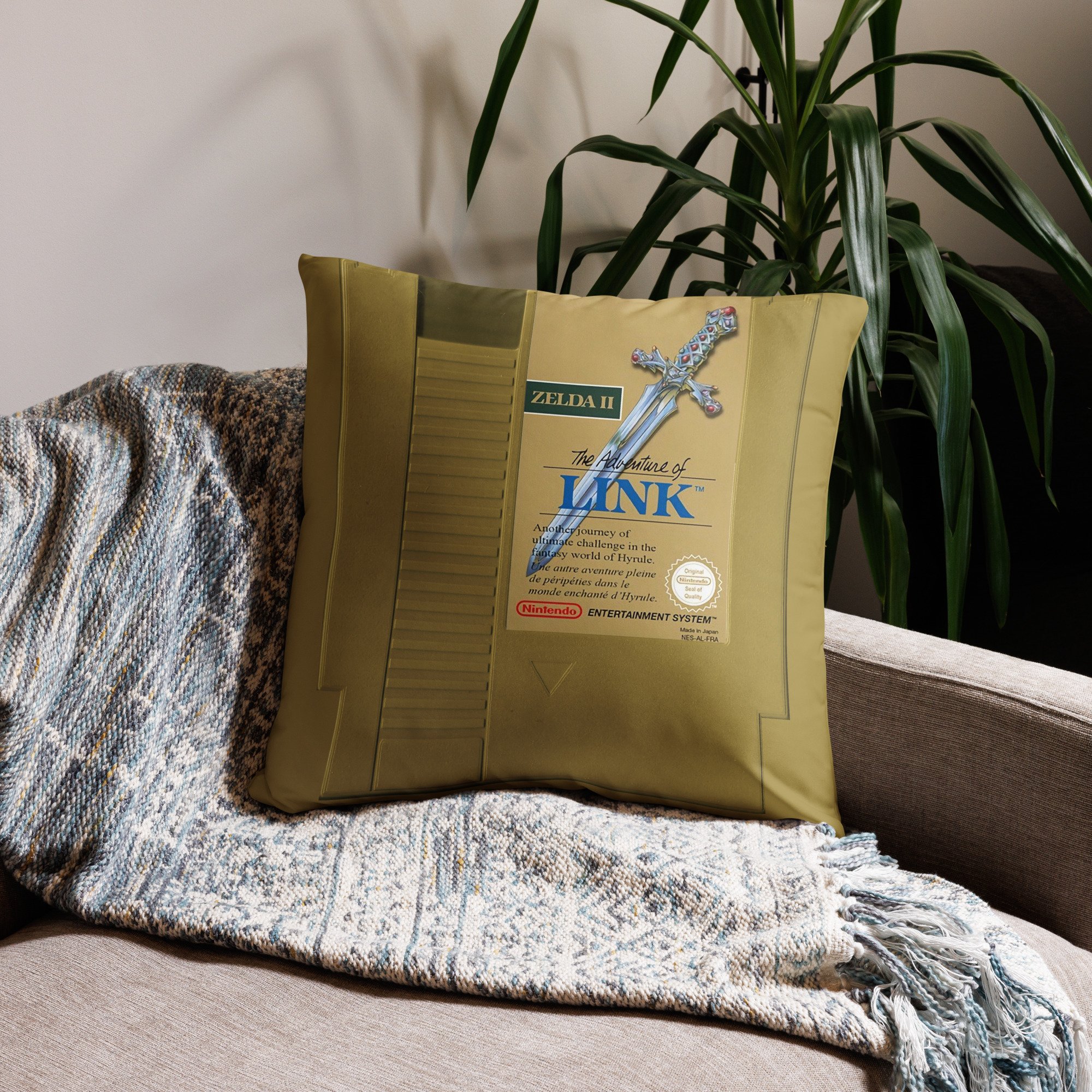 Zelda 2 The Adventure of Link Basic Pillow