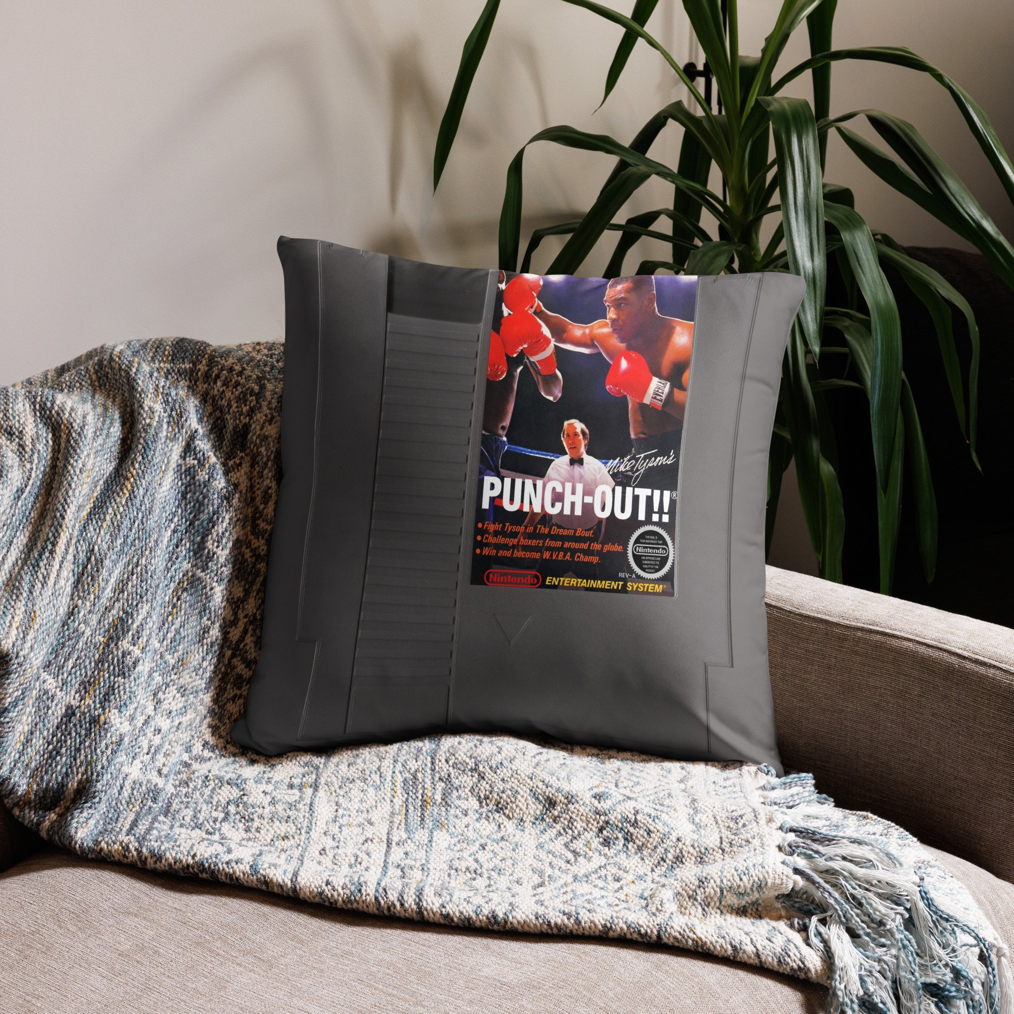 Mike Tyson's Punchout Basic Pillow