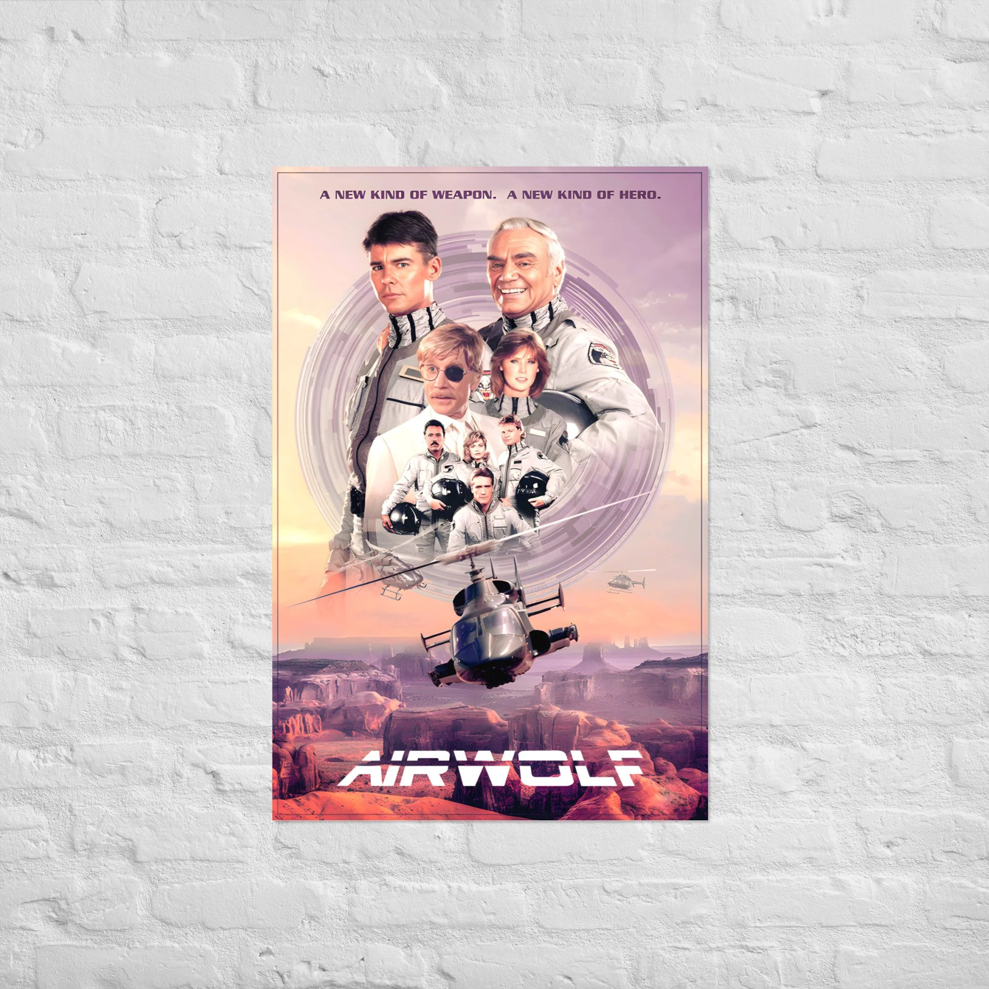 Airwolf (TV Series 1984–1986) Classic Poster