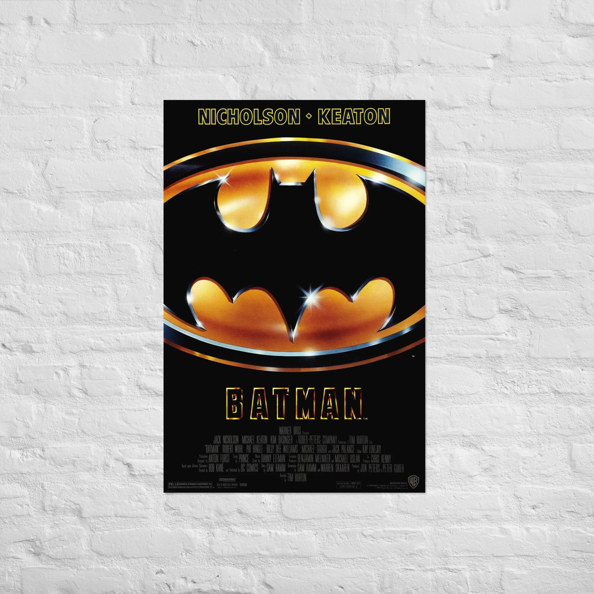 Batman (1989) Classic Movie Poster