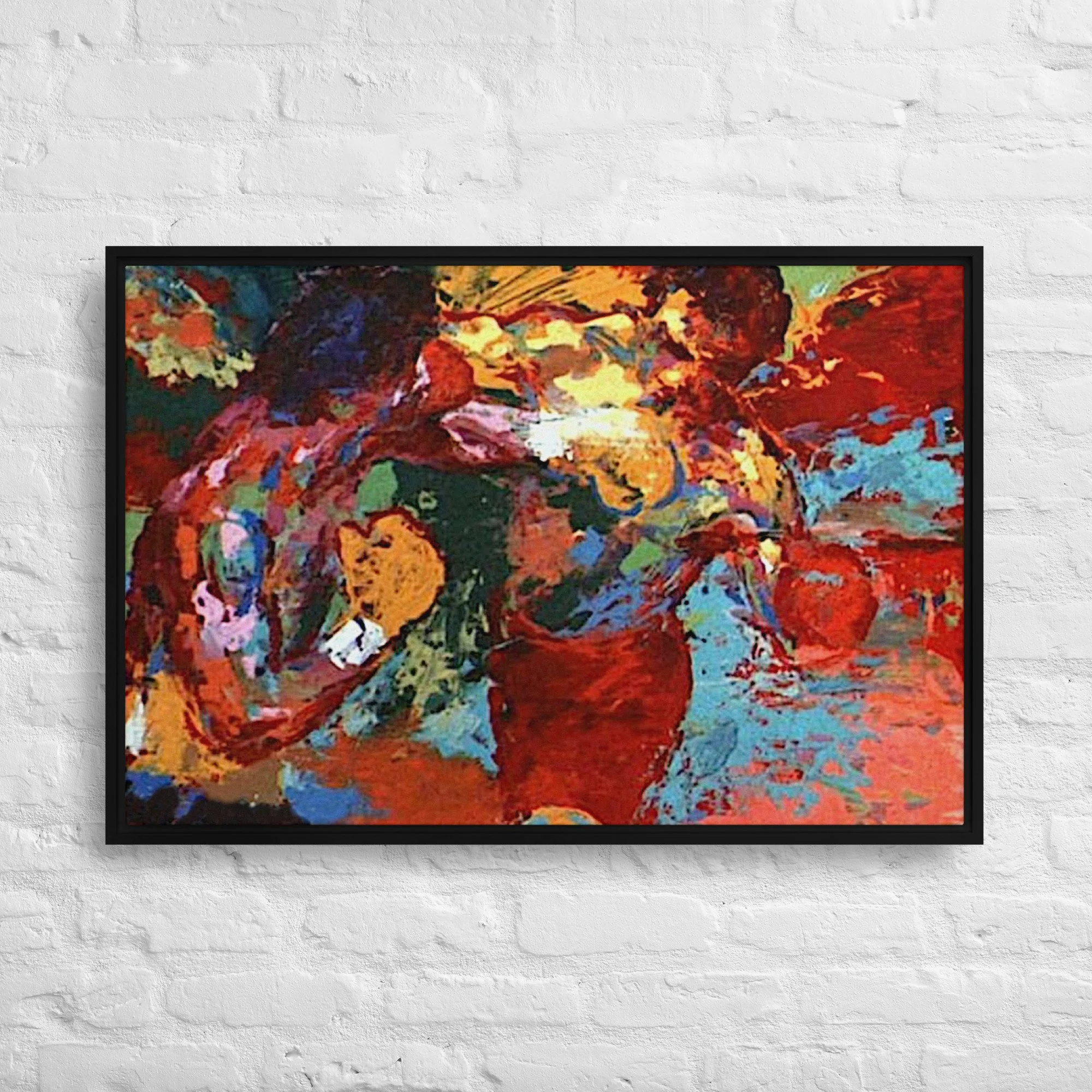 Rocky Vs. Apollo Premium Framed Canvas