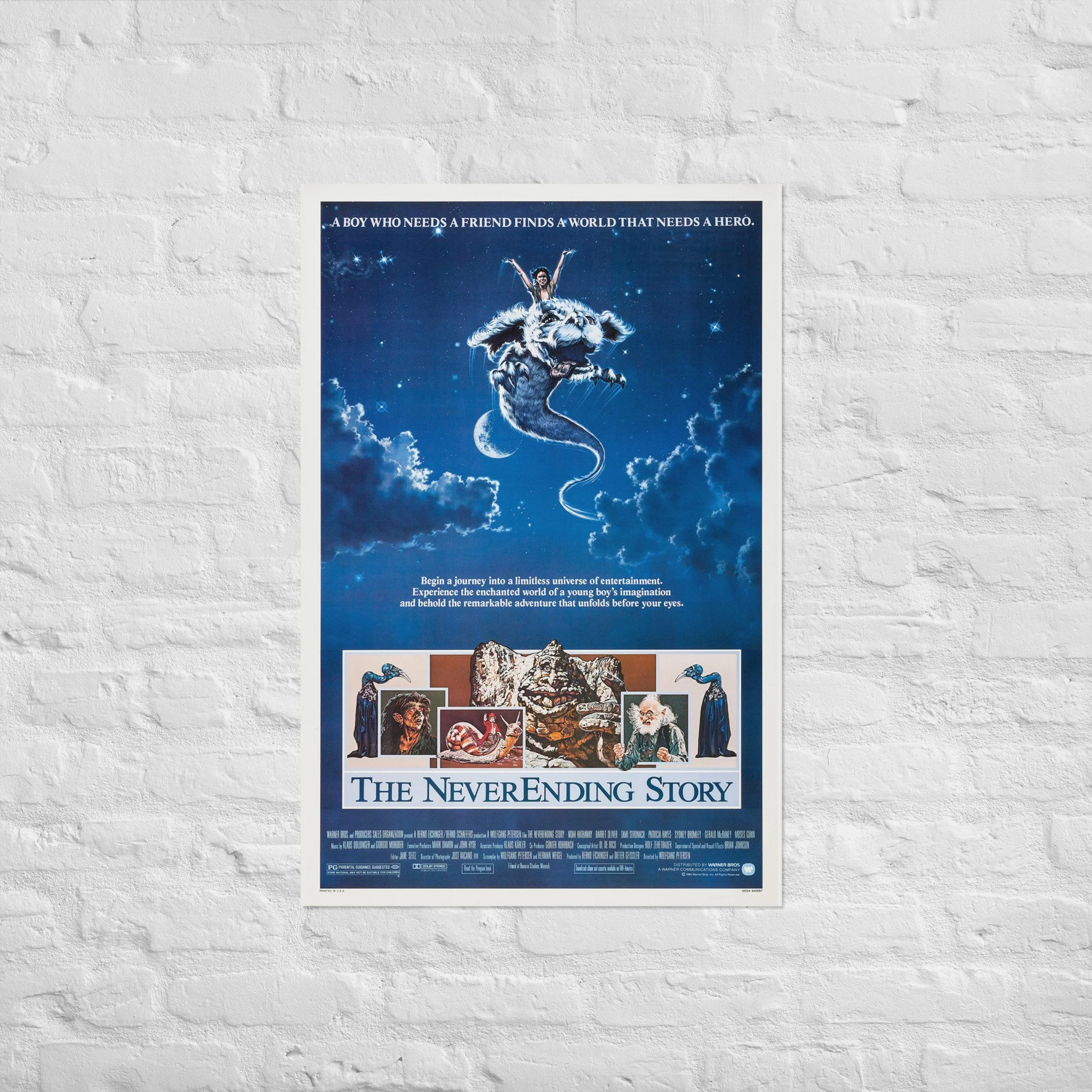 The Neverending Story (1984) Classic Movie Poster