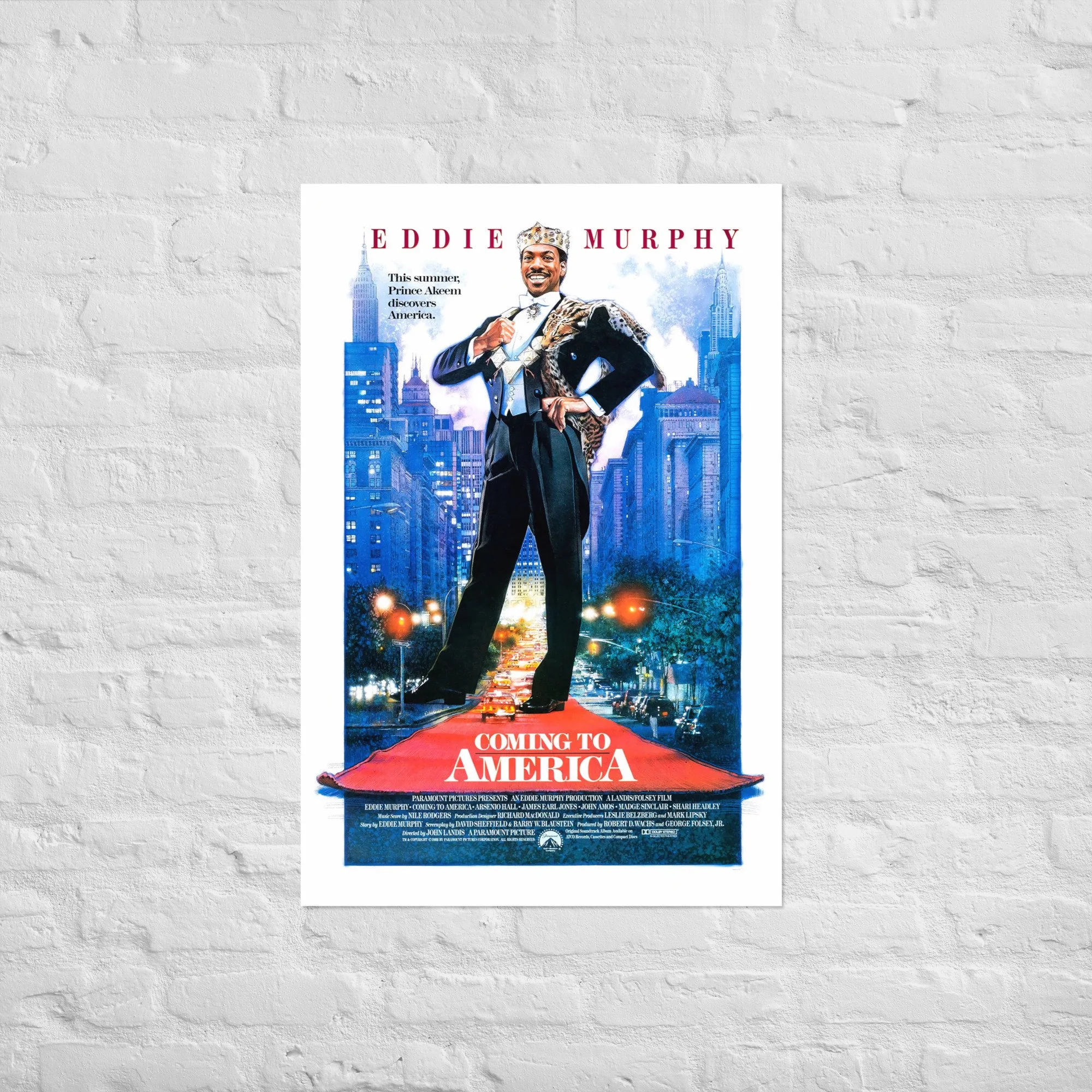 Coming to America (1988) Classic Movie Poster