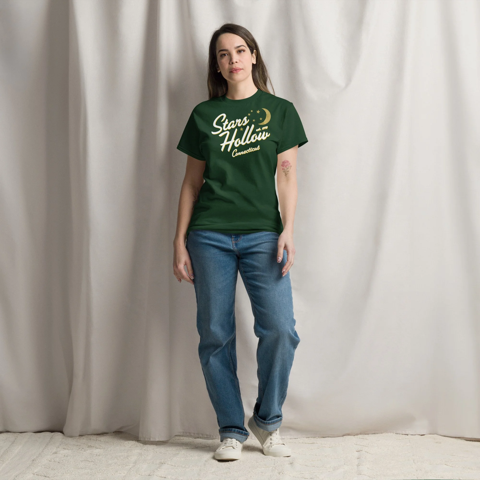 unisex-classic-tee-forest-green-front-699db78c9c5b9.jpg