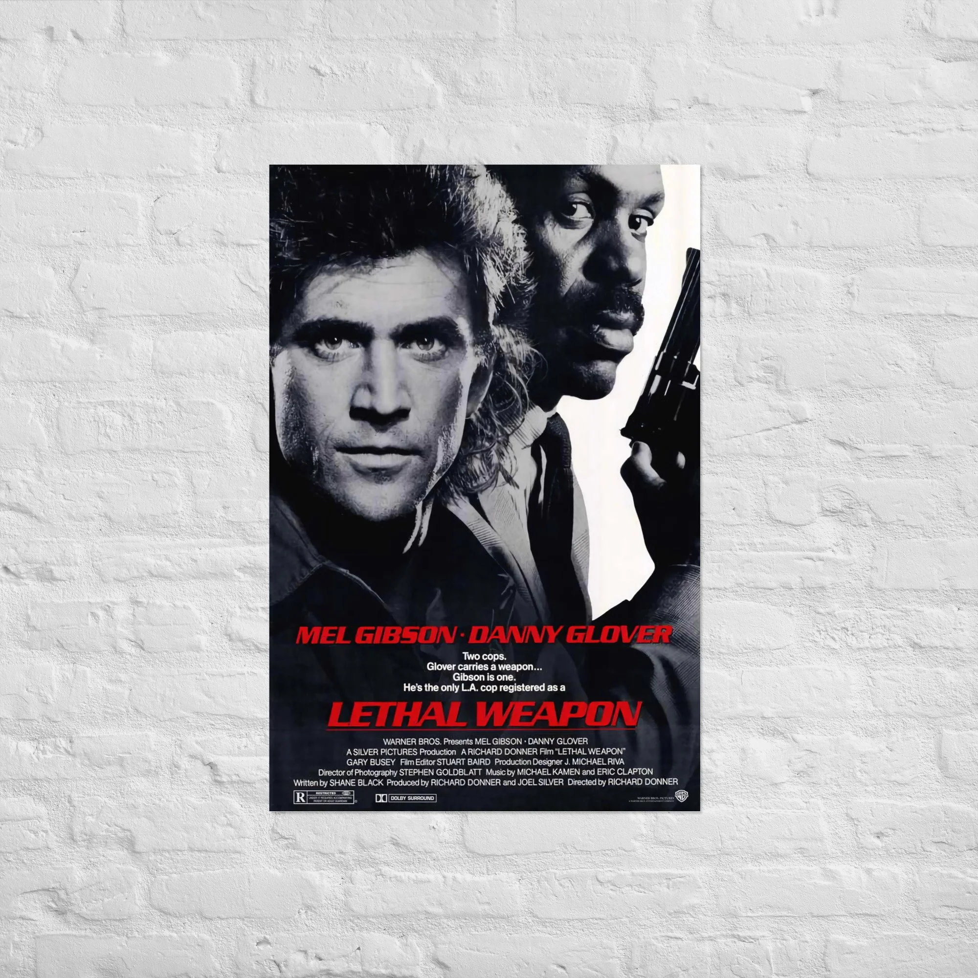 Lethal Weapon (1987) Classic Movie Poster
