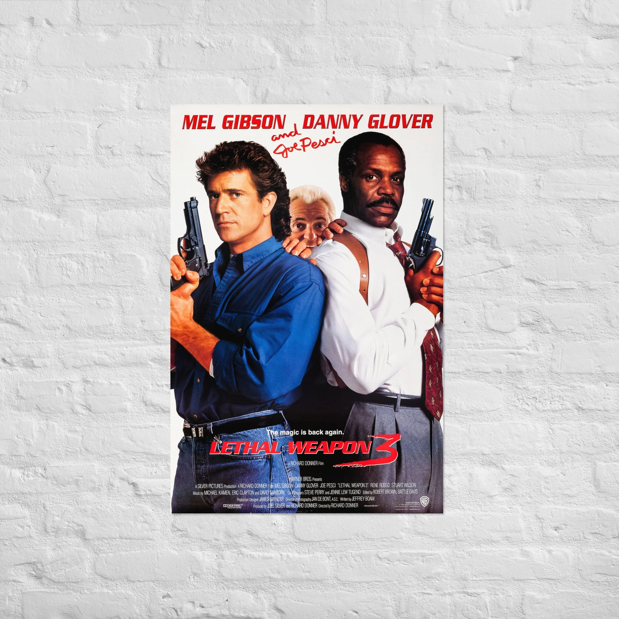 Lethal Weapon 3 (1992) Classic Movie Poster