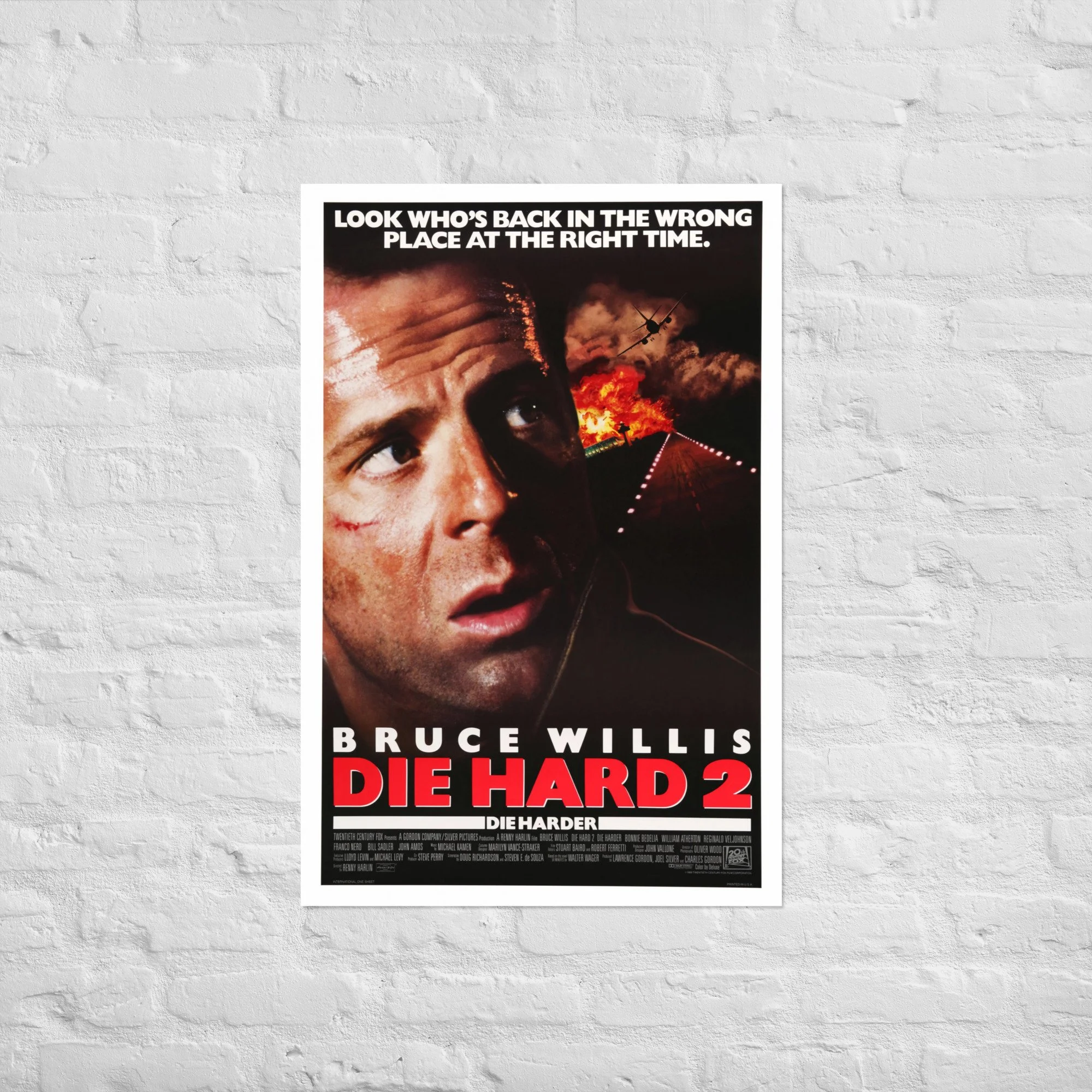Die Hard 2 (1990) Classic Movie Poster