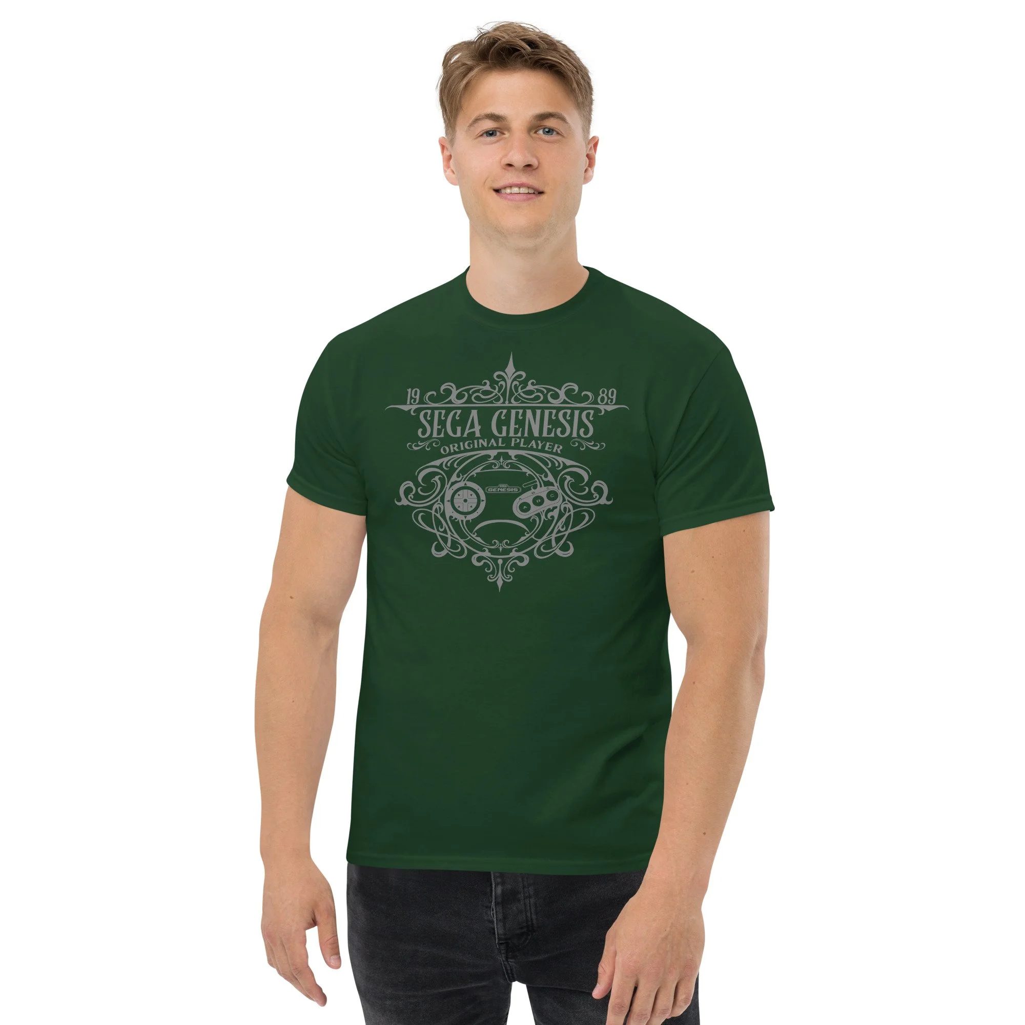 unisex-classic-tee-forest-green-front-69a87f93ecd26.jpg