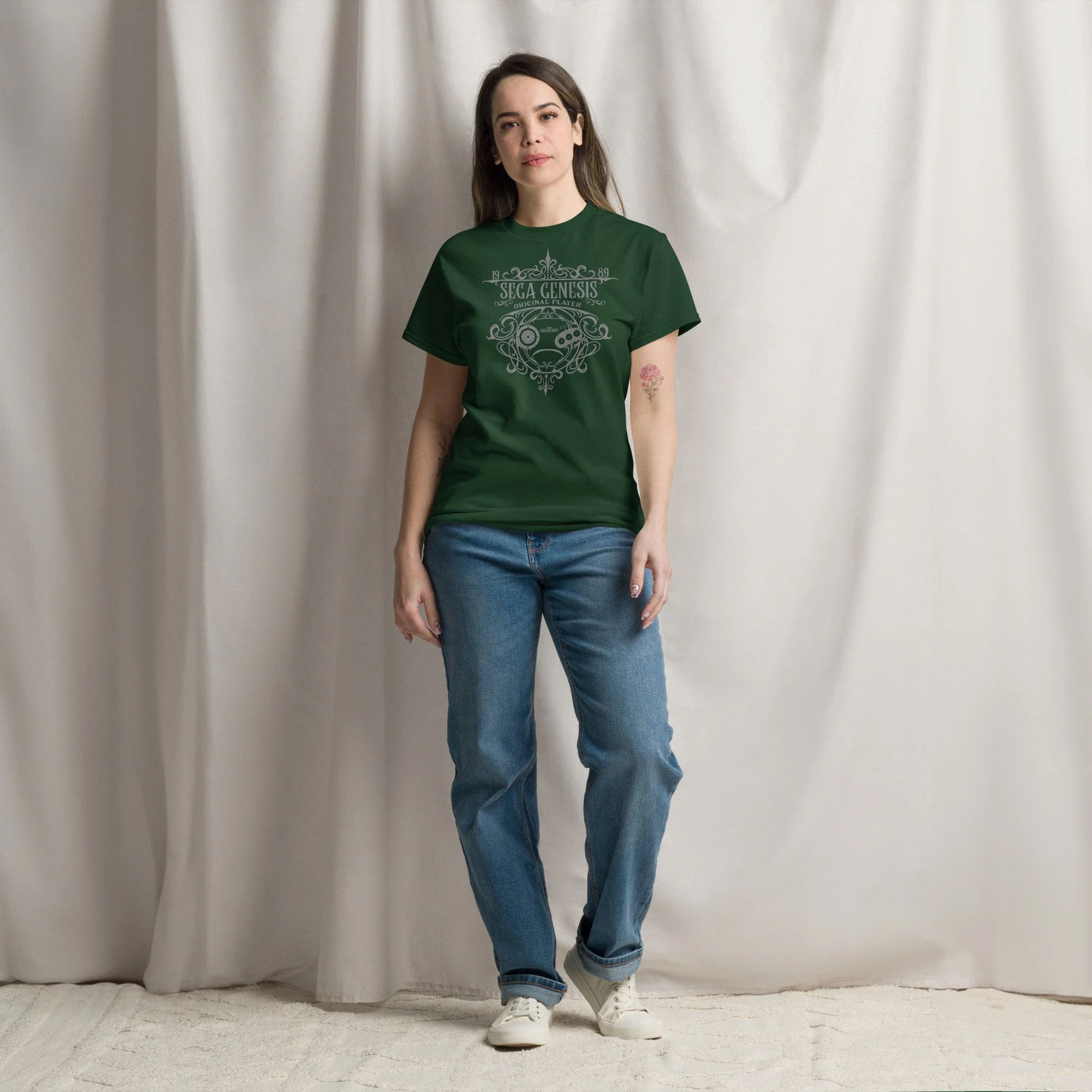 unisex-classic-tee-forest-green-front-69a87f940ec3e.jpg